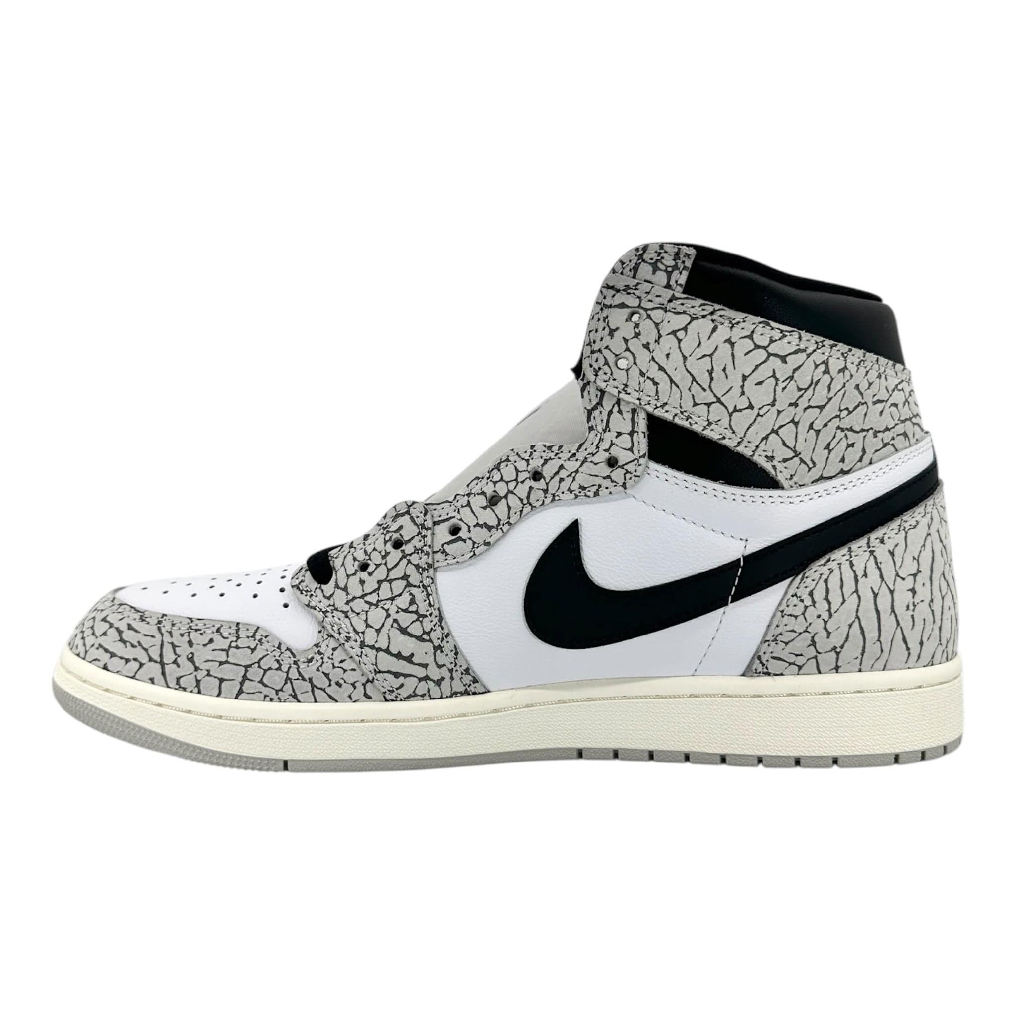 Nike 1 Retro High OG White Cement Size US 12.5 / EU 45-46 - 3 Thumbnail