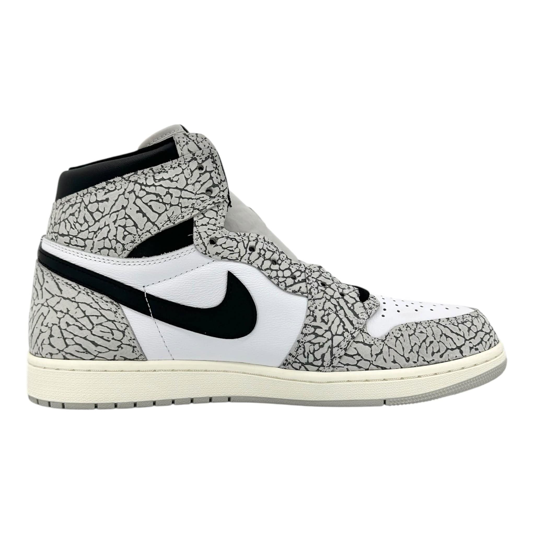 Nike 1 Retro High OG White Cement Size US 12.5 / EU 45-46 - 4 Thumbnail