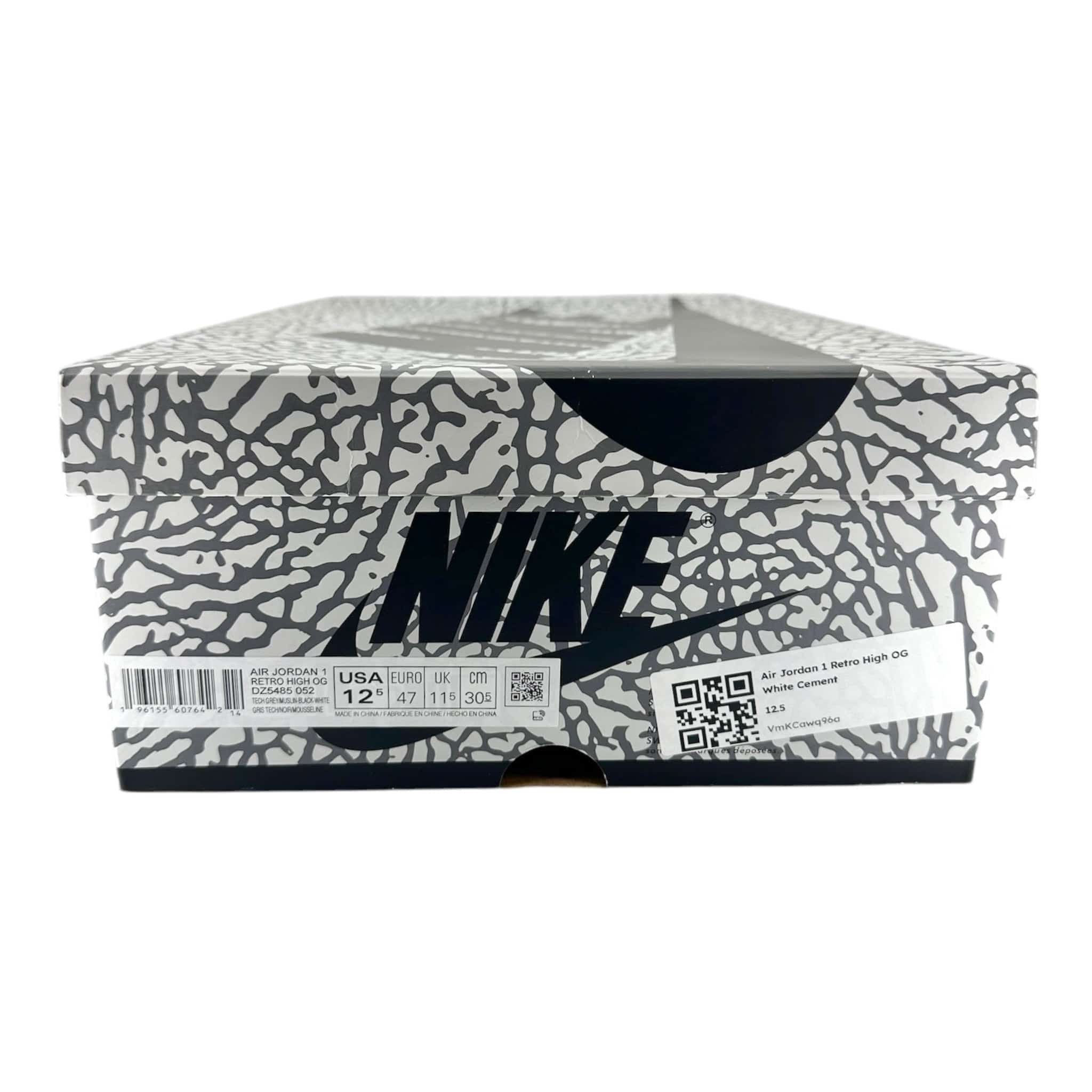 Nike 1 Retro High OG White Cement Size US 12.5 / EU 45-46 - 8 Thumbnail