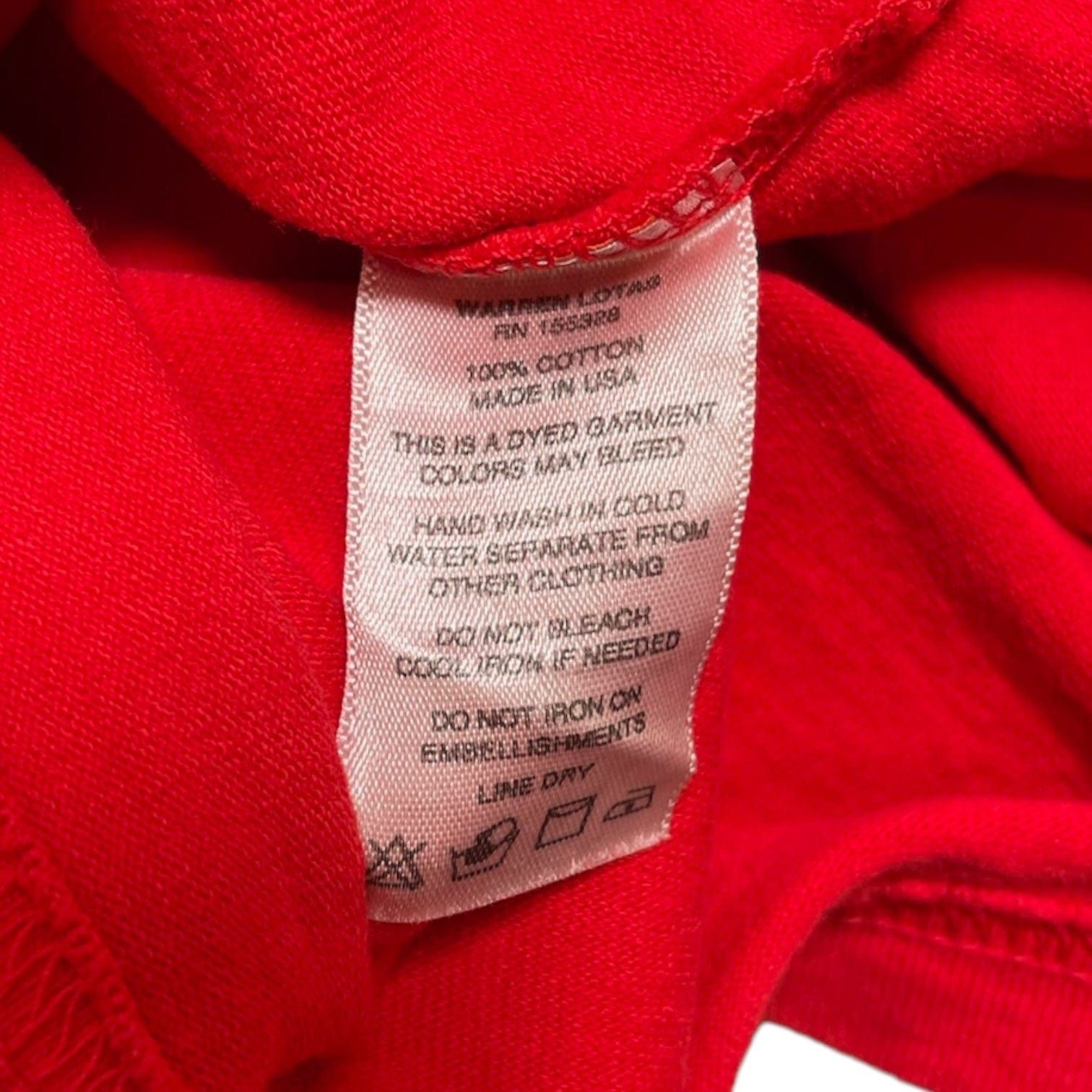 Warren Lotas Lie Cheat Steal Short Sleeve Tee Shirt Red Size US XL / EU 56 / 4 - 5 Thumbnail