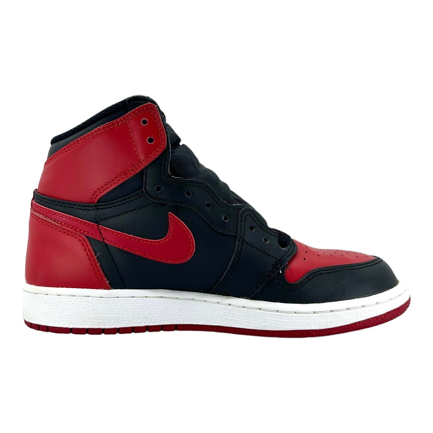 Nike 1 Retro Bred Banned (2016) (GS) Size US 6 / EU 39 - 4 Thumbnail