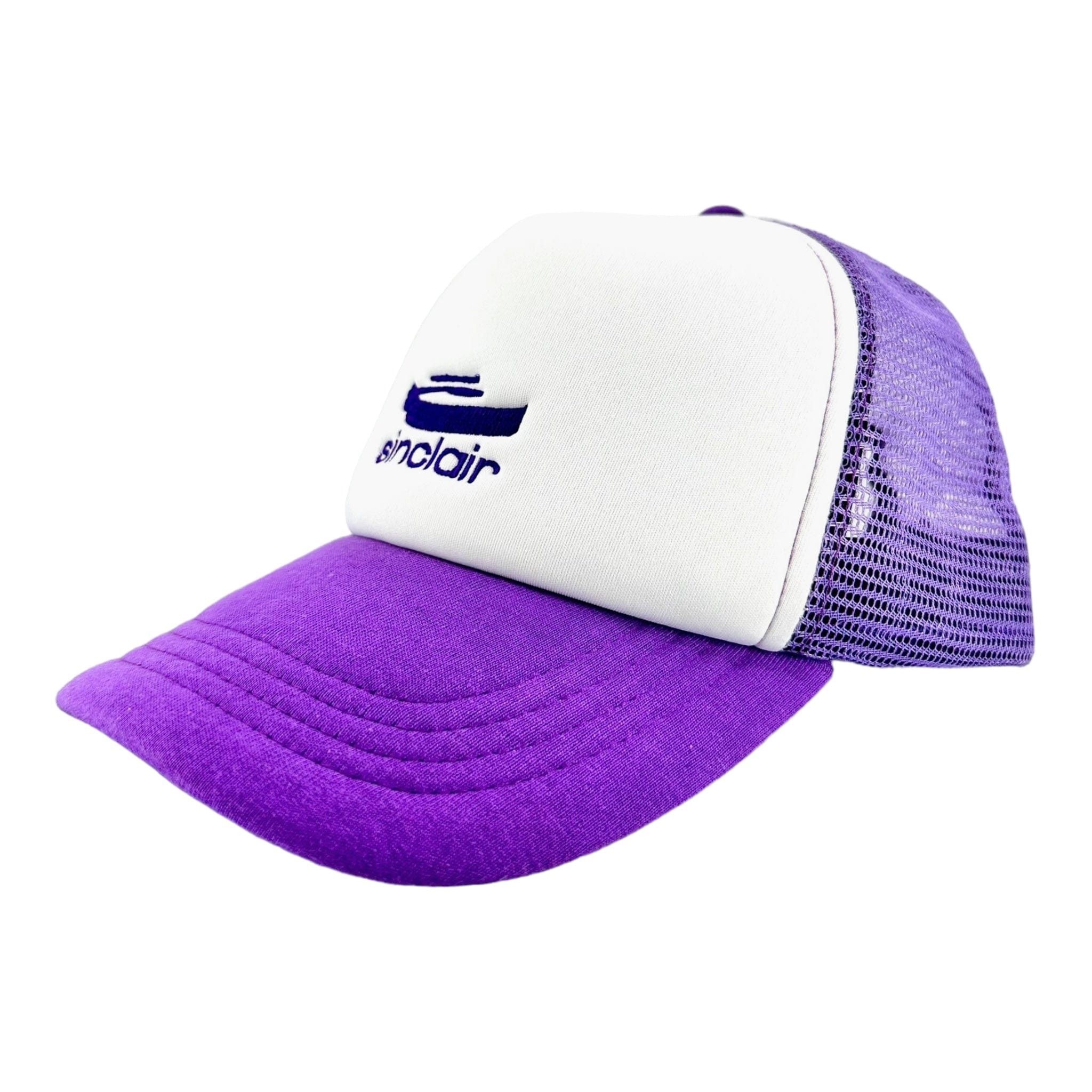 Sinclair Global 3D Logo Trucker Hat Purple White Size ONE SIZE - 5 Thumbnail
