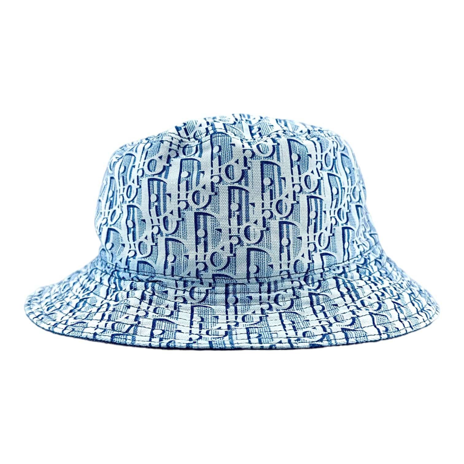 Dior Dior Oblique Reversible Bucket Hat Light Blue Size ONE SIZE - 2 Thumbnail