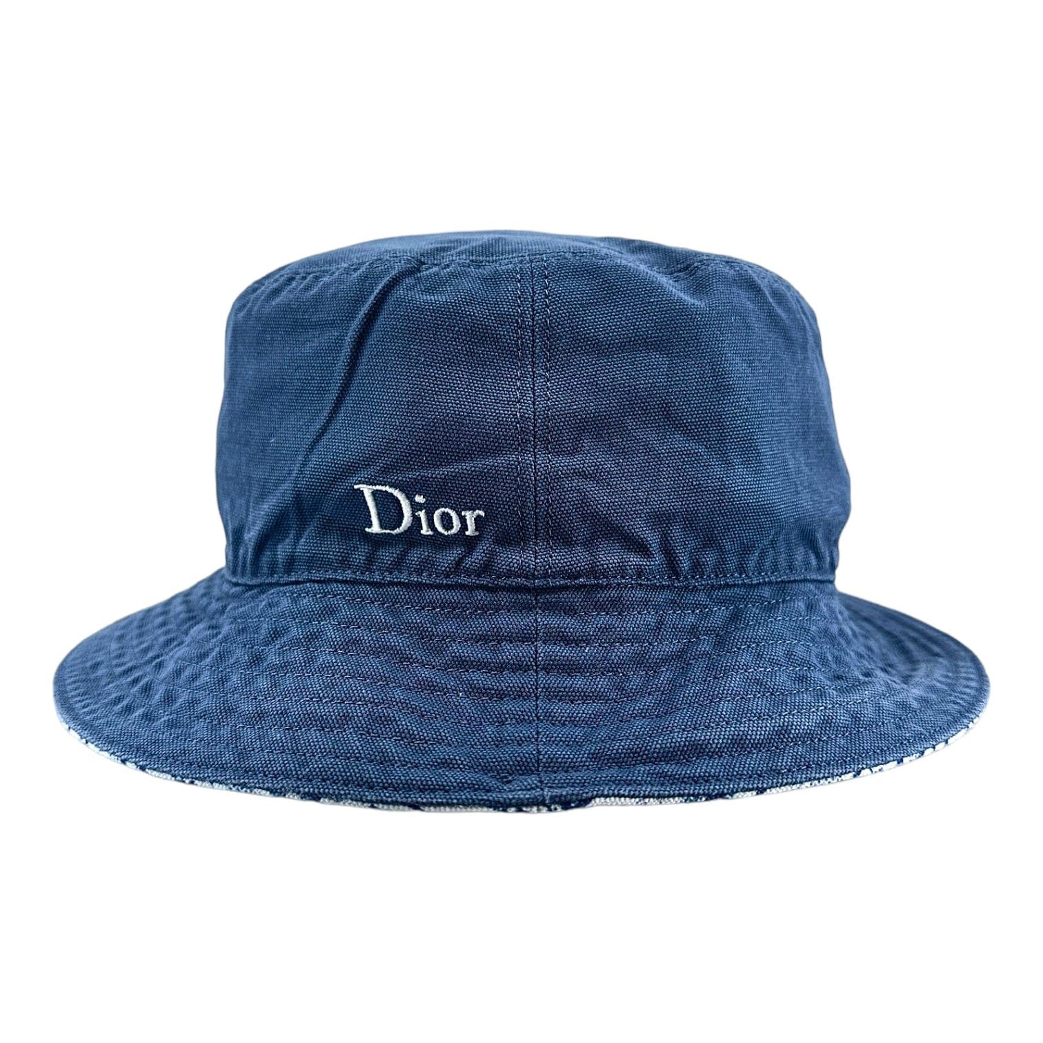 Dior Dior Oblique Reversible Bucket Hat Light Blue Size ONE SIZE - 6 Thumbnail