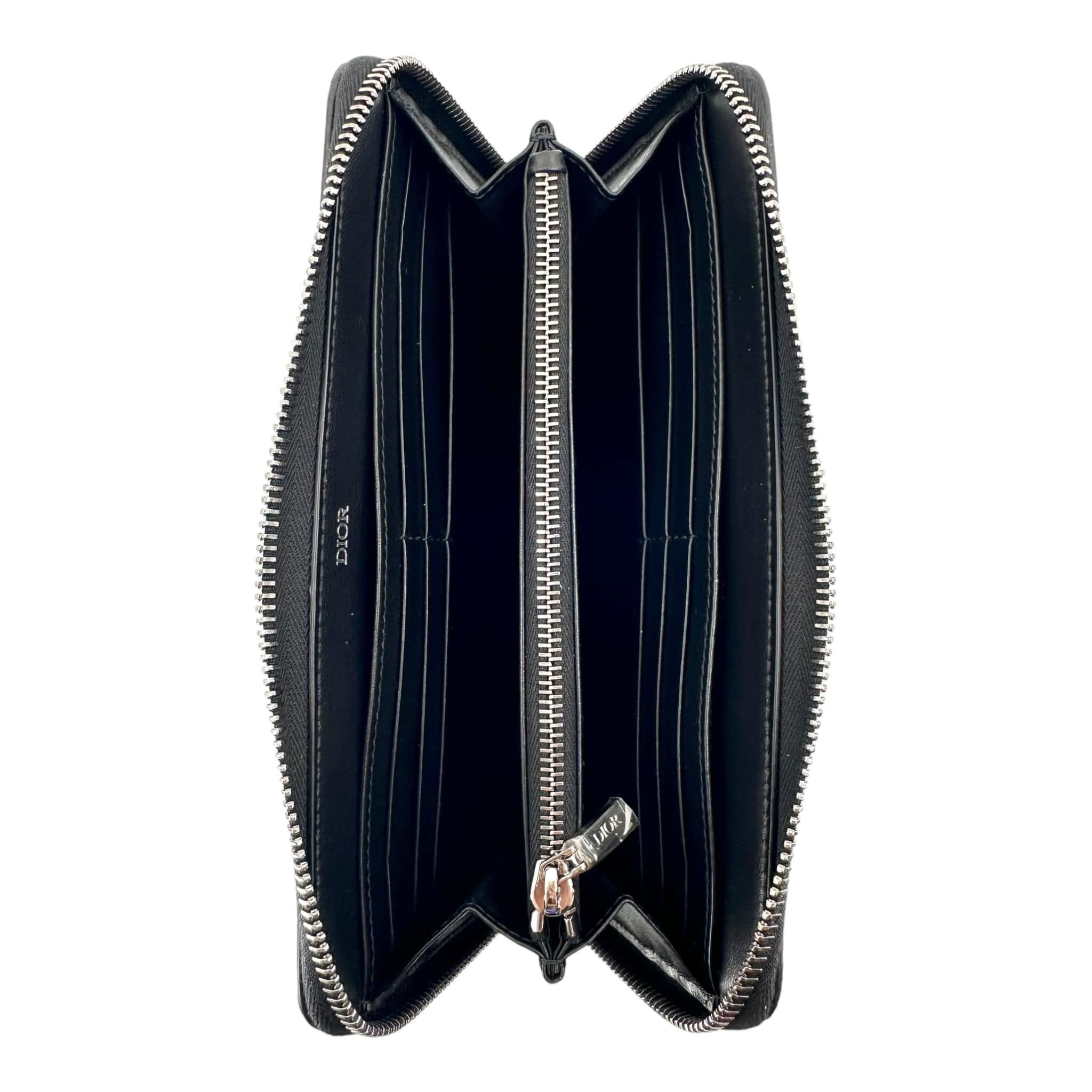 Dior Dior Cd Logo Long Zip Wallet Noir Size ONE SIZE - 5 Thumbnail