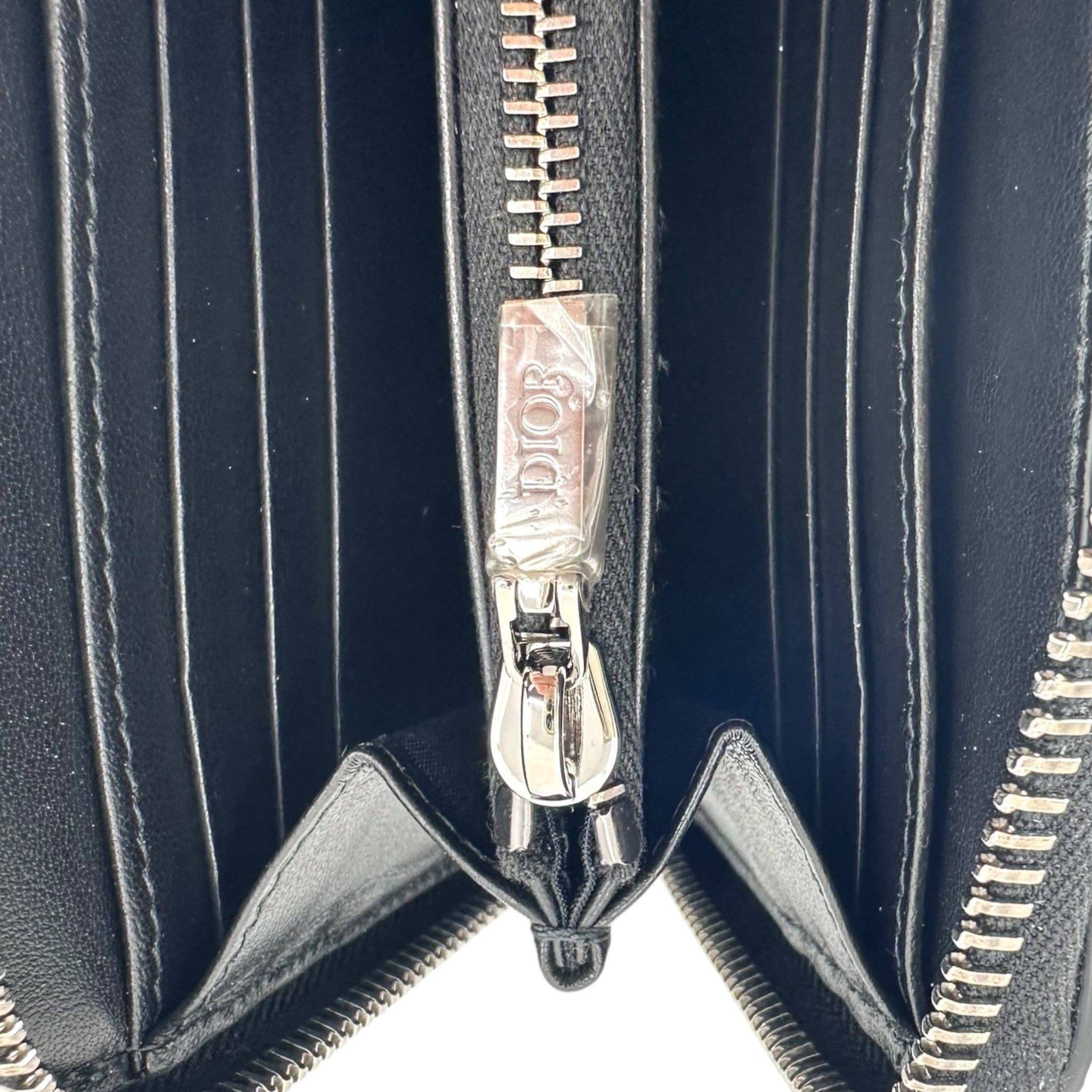 Dior Dior Cd Logo Long Zip Wallet Noir Size ONE SIZE - 6 Thumbnail
