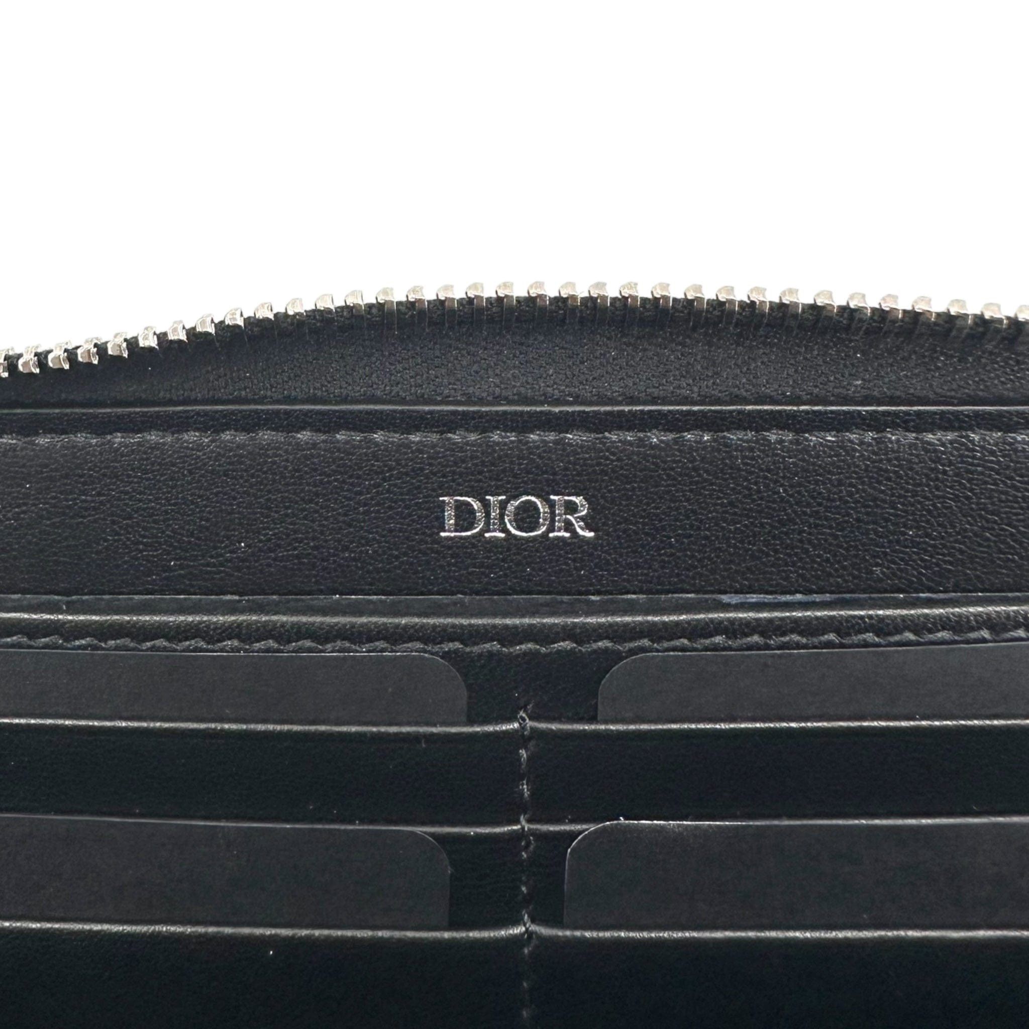 Dior Dior Cd Logo Long Zip Wallet Noir Size ONE SIZE - 8 Thumbnail