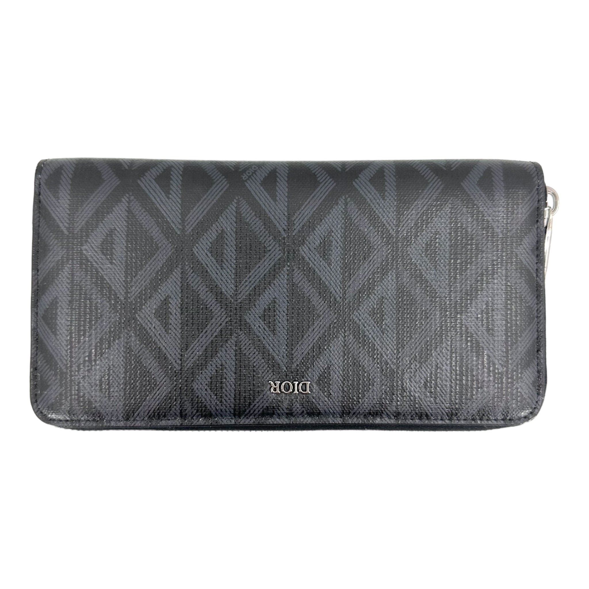 Dior Dior Cd Logo Long Zip Wallet Noir Size ONE SIZE - 2 Thumbnail