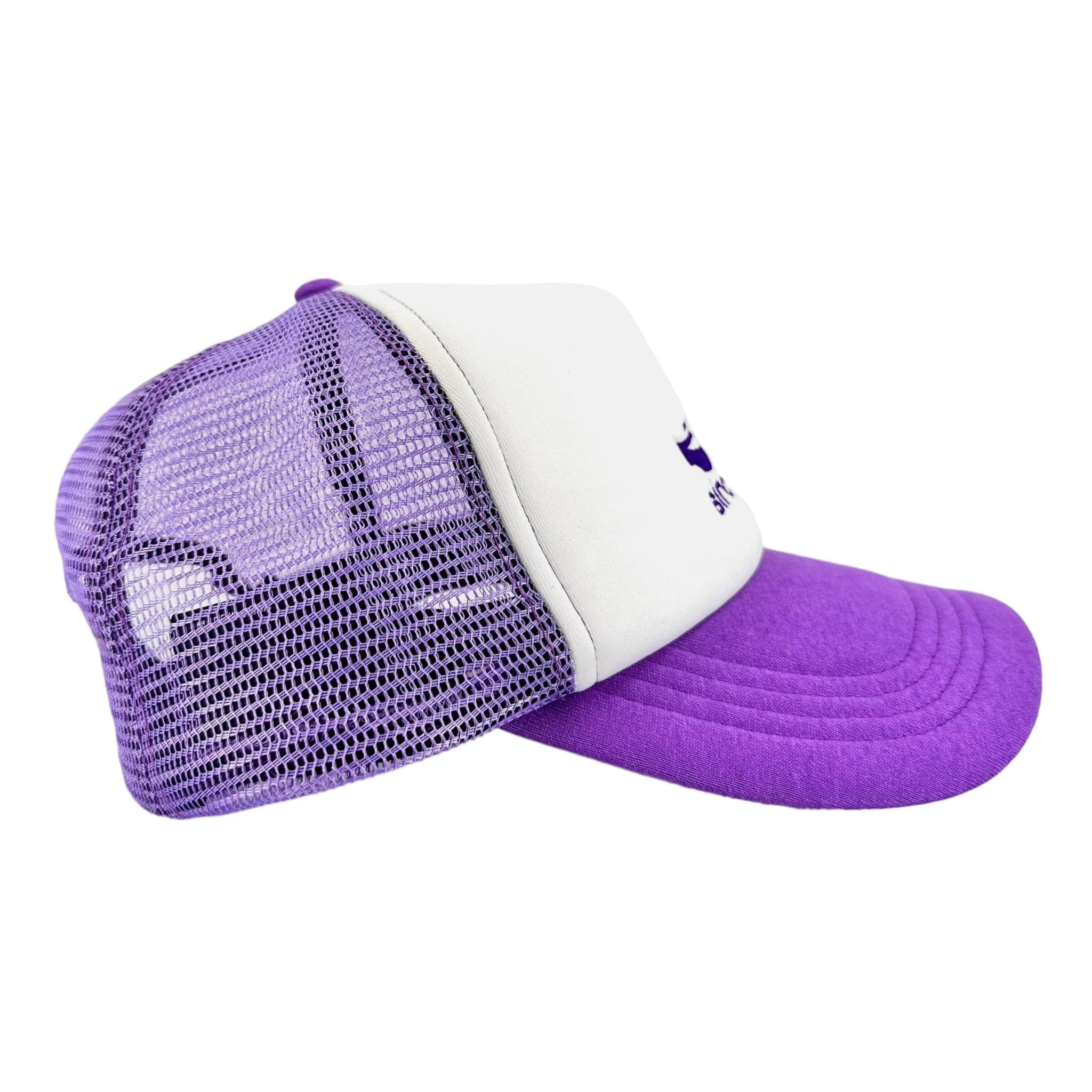 Sinclair Global 3D Logo Trucker Hat Purple White Size ONE SIZE - 3 Thumbnail
