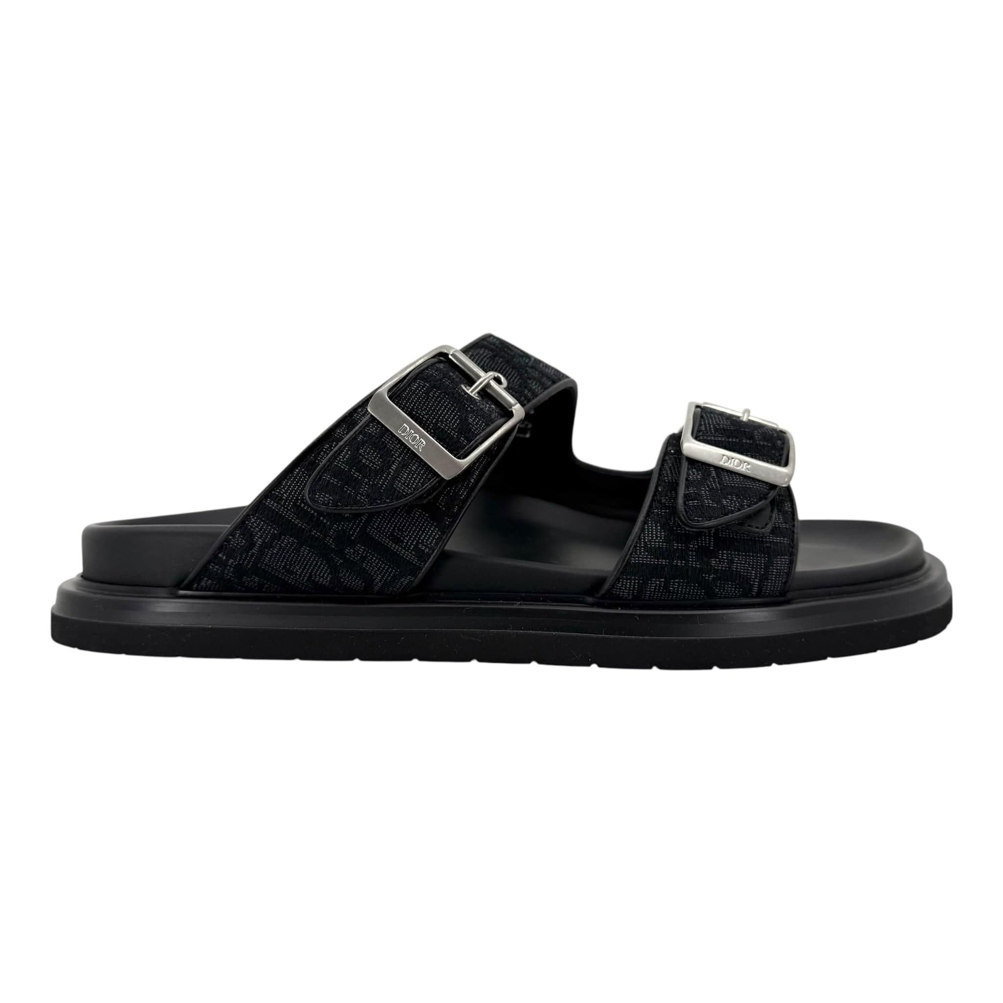 Dior Dior Aqua Sandels Black Oblique Size US 8 / EU 41 - 2 Thumbnail
