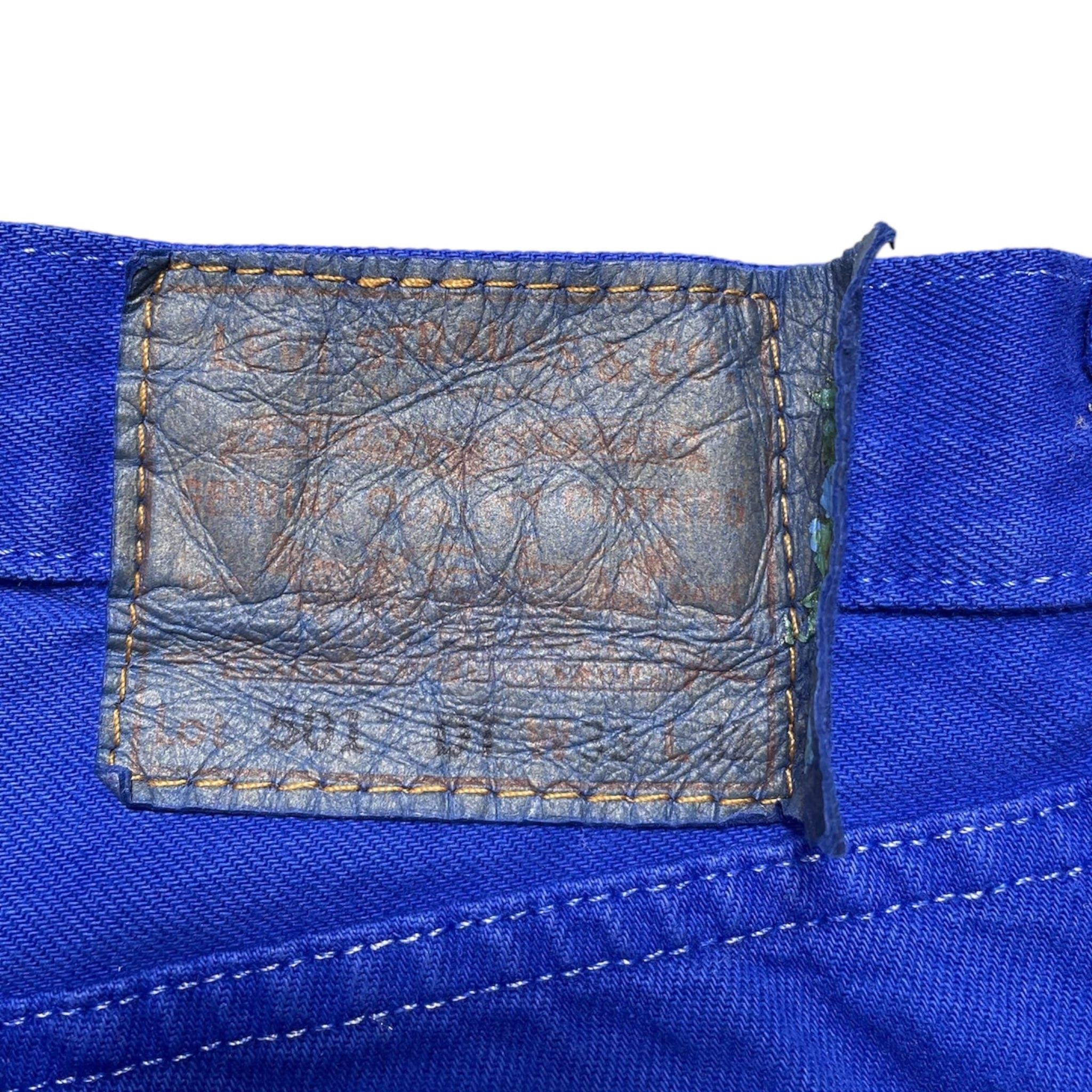 DENIM TEARS x Bstroy Cotton Wreath Jeans Blue Pink Size US 33 - 4 Thumbnail