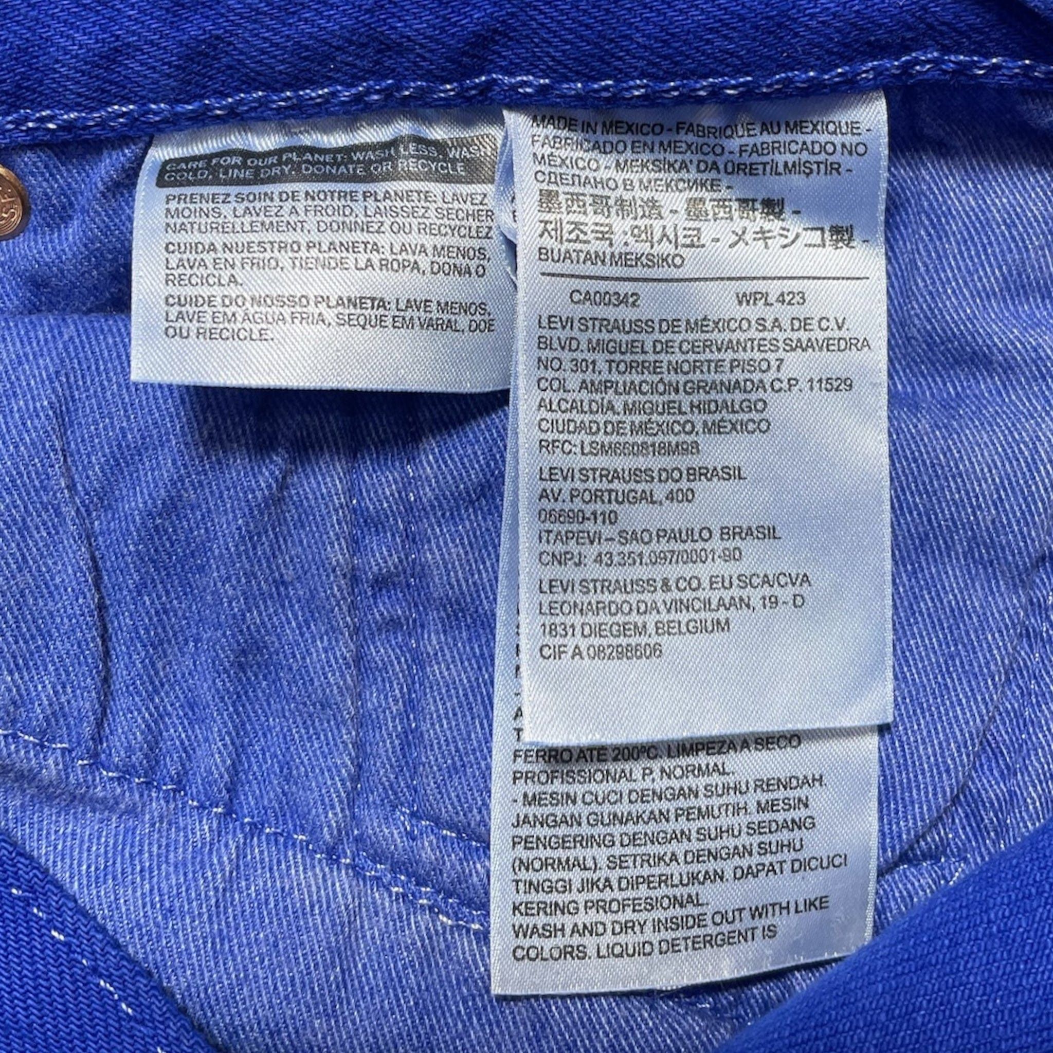 DENIM TEARS x Bstroy Cotton Wreath Jeans Blue Pink Size US 33 - 5 Thumbnail
