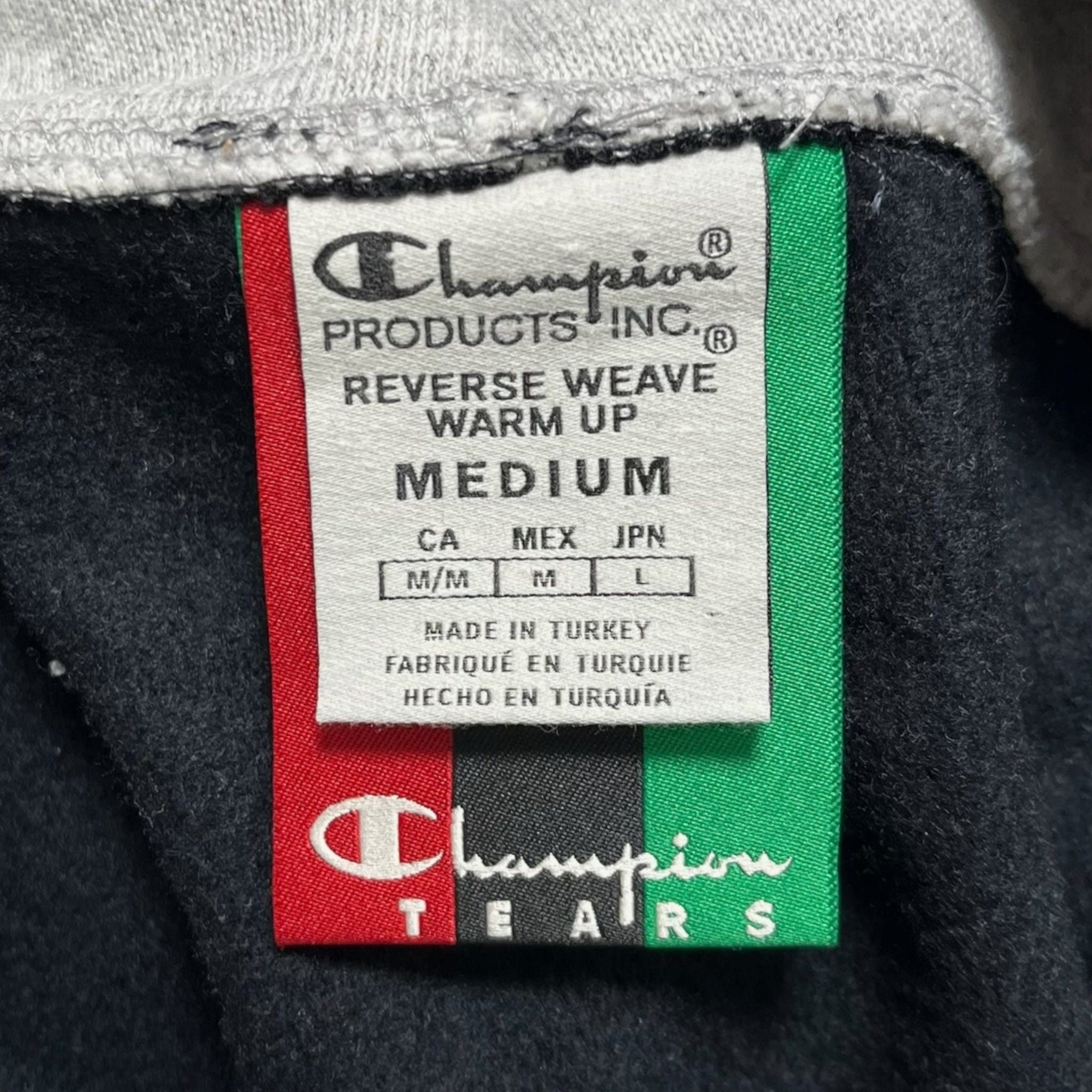 DENIM TEARS x Champion Color Block Hooded Sweatshirt Navy Size US M / EU 48-50 / 2 - 3 Thumbnail