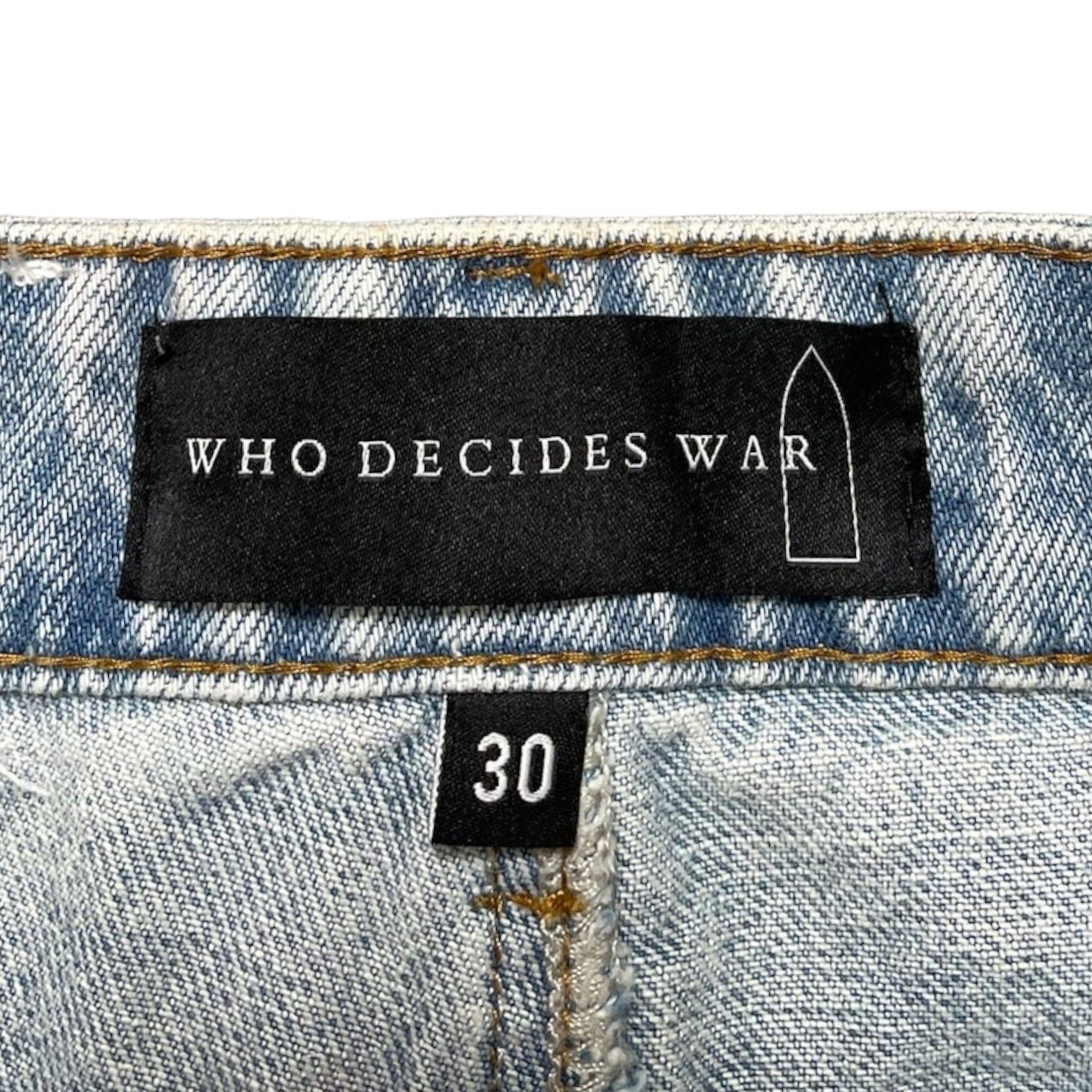 Who Decides War ROYGBIV Distressed Signature Jeans Indigo Size US 40 / EU 56 - 5 Thumbnail