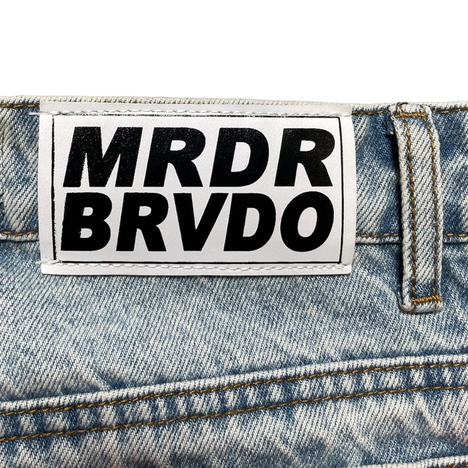 Who Decides War ROYGBIV Distressed Signature Jeans Indigo Size US 40 / EU 56 - 4 Thumbnail