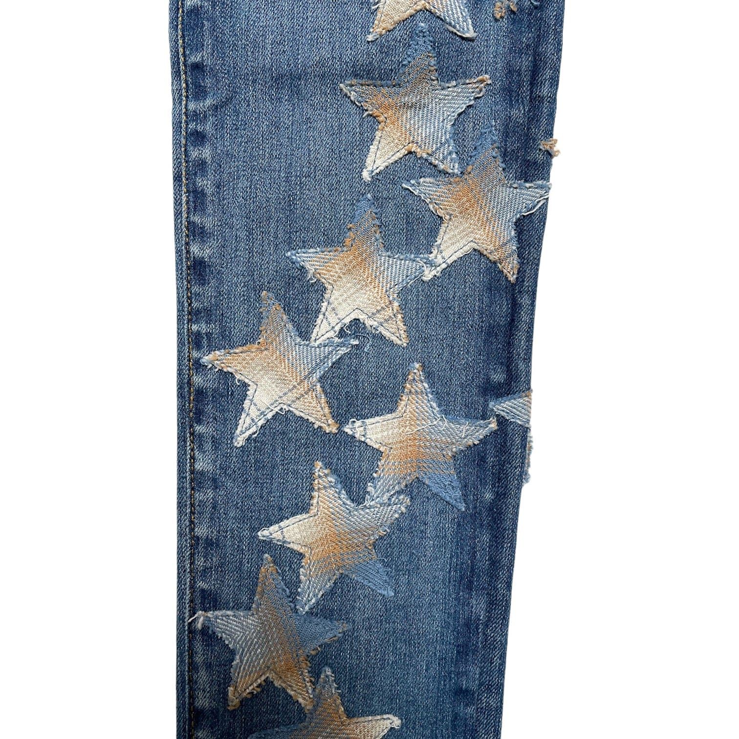 Amiri Amiri x Chemist Denim Star Patch Jeans 70s Indigo Size US 31 - 3 Thumbnail
