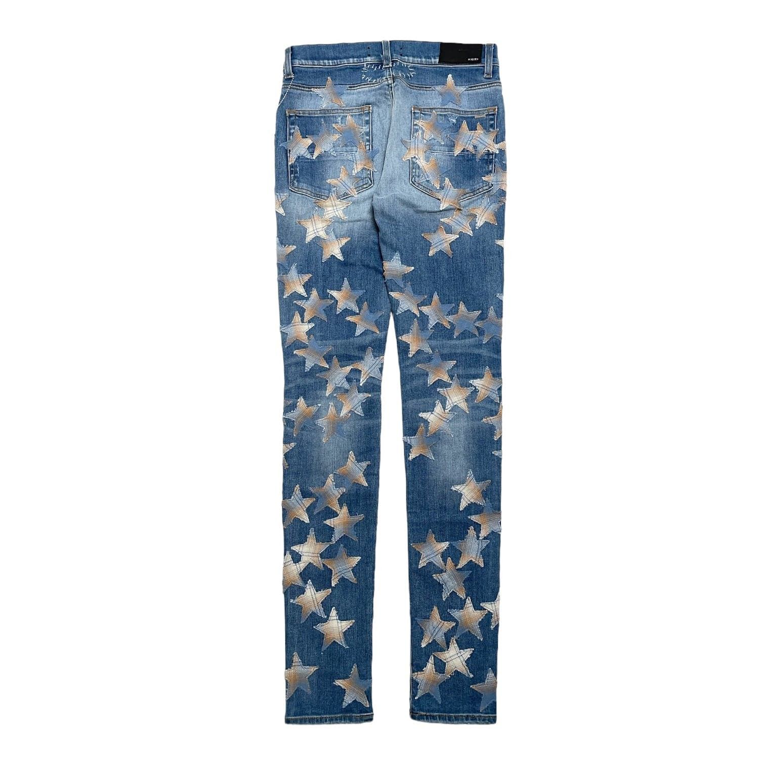 Amiri Amiri x Chemist Denim Star Patch Jeans 70s Indigo Size US 31 - 2 Thumbnail
