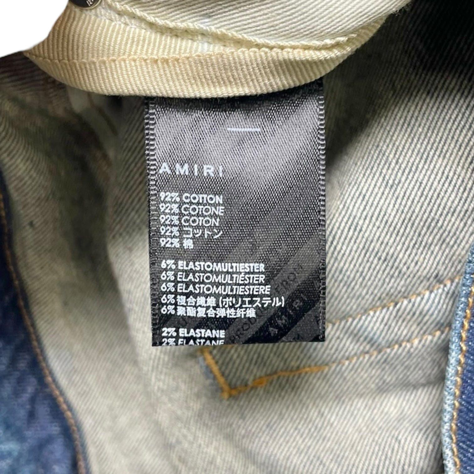 Amiri Amiri Vintage Bandana Art Patch Jeans Deep Classic Indigo Size US 38 / EU 54 - 5 Thumbnail