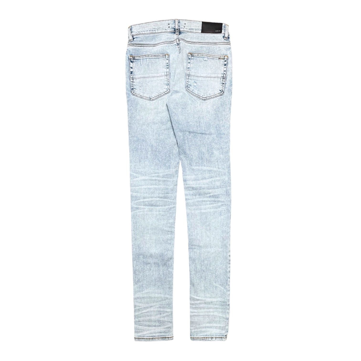 Amiri Amiri MX1 Iridescent Patch Jeans Light Vintage Indigo Size US 38 / EU 54 - 2 Thumbnail