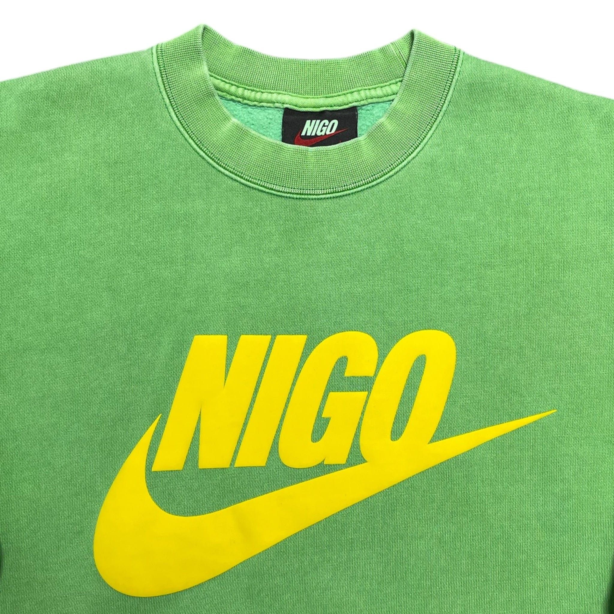 Nike x Nigo NRG Fleece Crew Sweatshirt Green Size US L / EU 52-54 / 3 - 3 Thumbnail