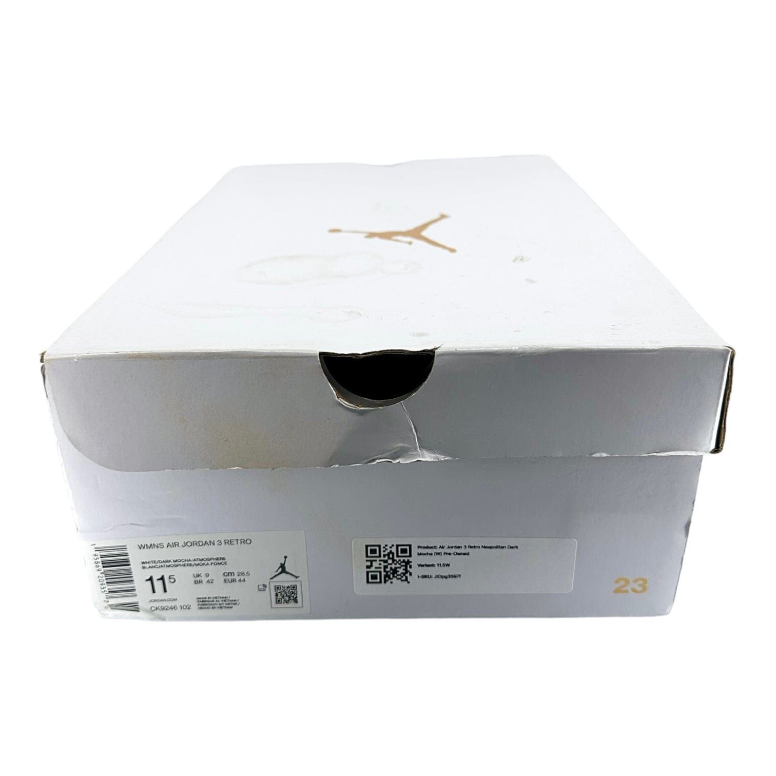 Nike 3 Retro Neapolitan Dark Mocha (W) Size US 11.5 / IT 41.5 - 8 Thumbnail