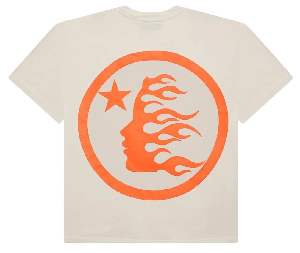 HELLSTAR Orange Classic Logo Short Sleeve Tee Shirt White Size US L / EU 52-54 / 3 - 2 Thumbnail