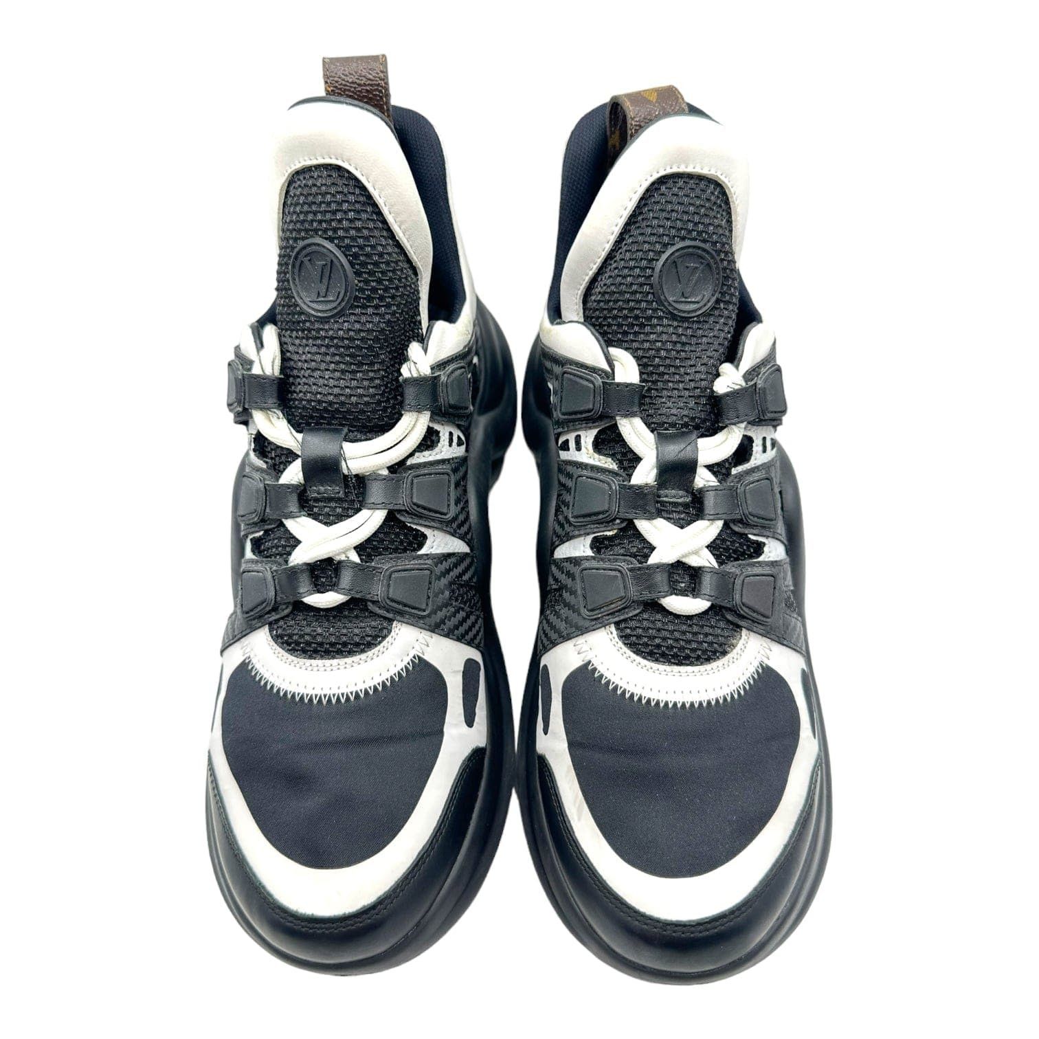 Louis Vuitton LVXLOL LV Archlight Sneaker Black Silver Size US 12 / IT 42 - 5 Thumbnail