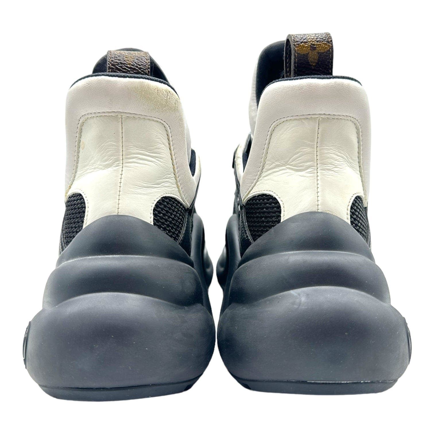 Louis Vuitton LVXLOL LV Archlight Sneaker Black Silver Size US 12 / IT 42 - 6 Thumbnail