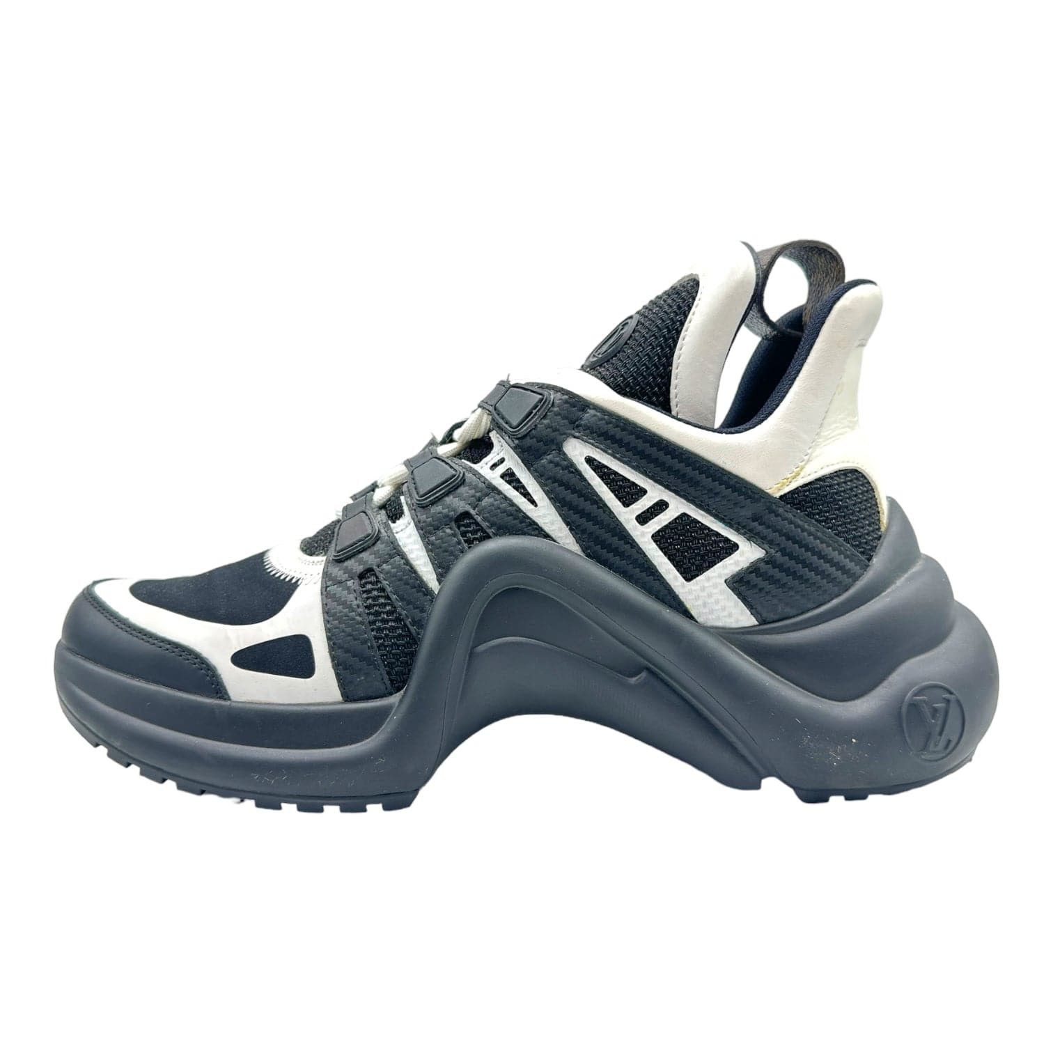 Louis Vuitton LVXLOL LV Archlight Sneaker Black Silver Size US 12 / IT 42 - 2 Thumbnail