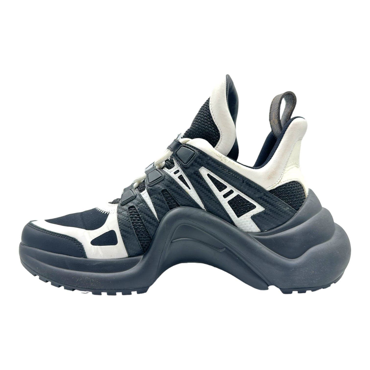 Louis Vuitton LVXLOL LV Archlight Sneaker Black Silver Size US 12 / IT 42 - 3 Thumbnail