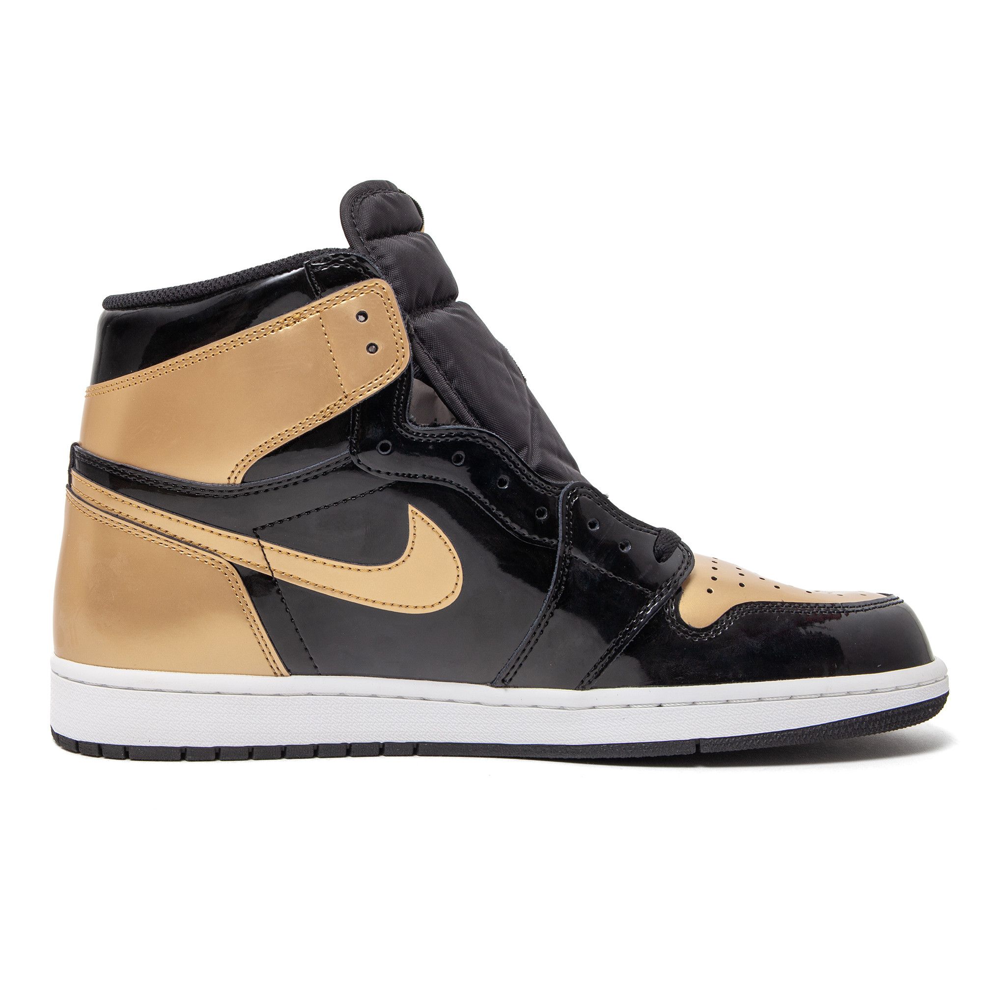 Nike 1 Retro High NRG Patent Gold Toe Size US 11.5 / EU 44-45 - 11 Thumbnail