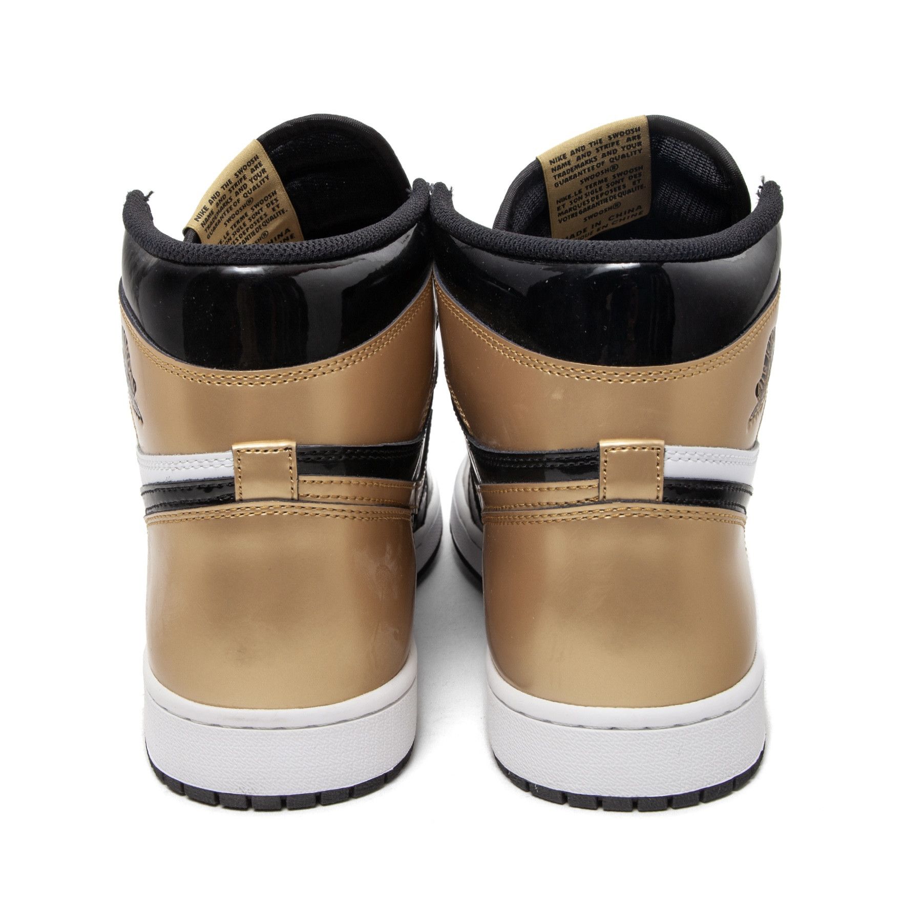 Nike 1 Retro High NRG Patent Gold Toe Size US 11.5 / EU 44-45 - 5 Thumbnail
