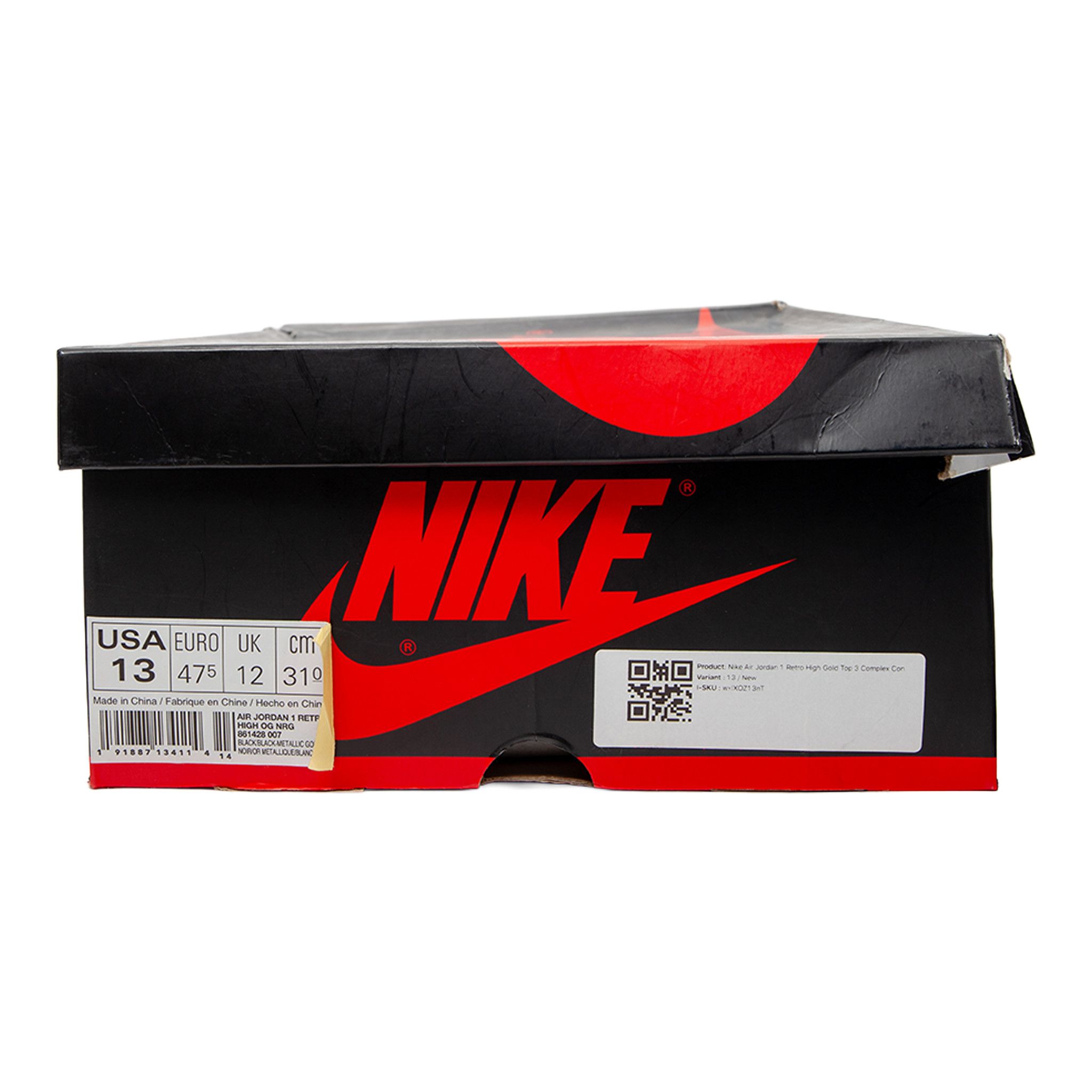 Nike 1 Retro High NRG Patent Gold Toe Size US 11.5 / EU 44-45 - 9 Thumbnail