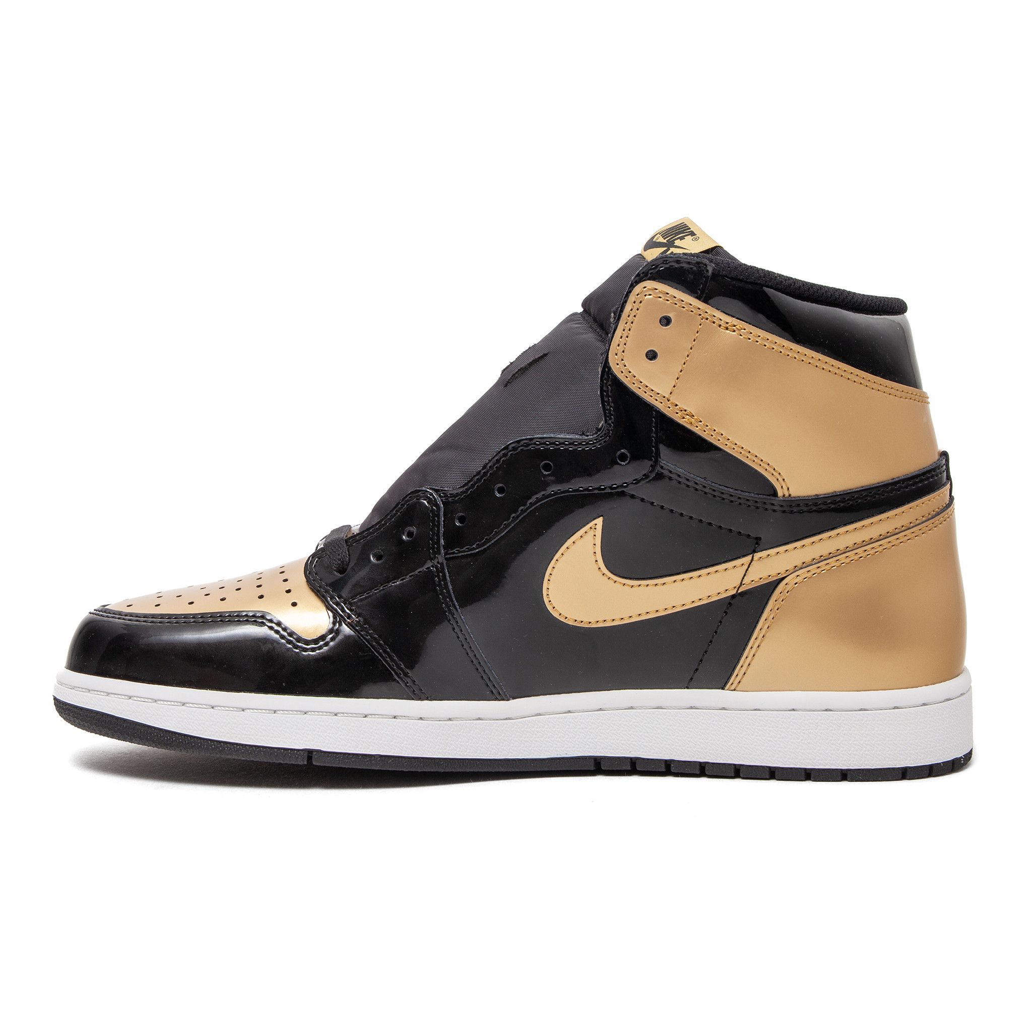 Nike 1 Retro High NRG Patent Gold Toe Size US 11.5 / EU 44-45 - 3 Thumbnail