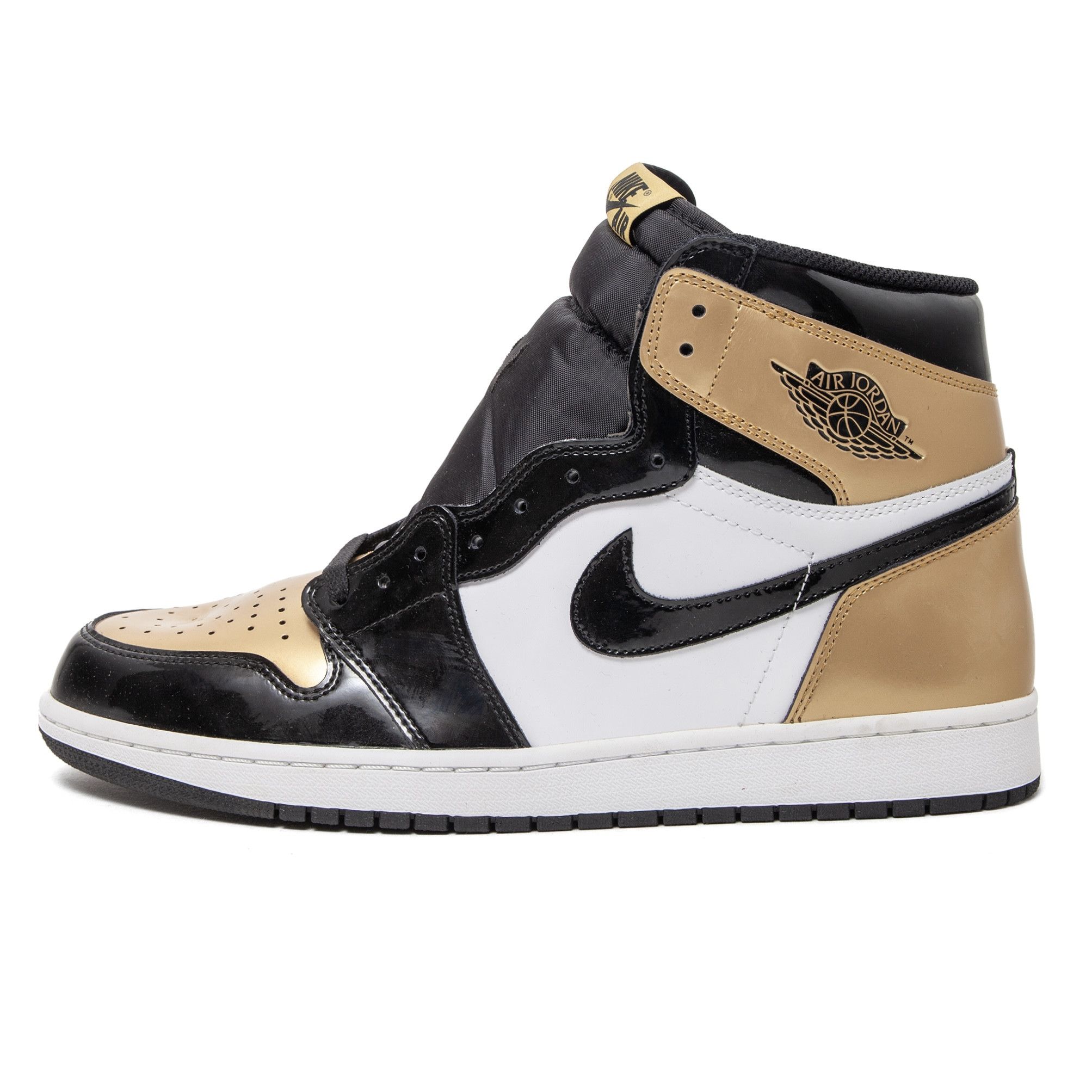 Nike 1 Retro High NRG Patent Gold Toe Size US 11.5 / EU 44-45 - 2 Thumbnail