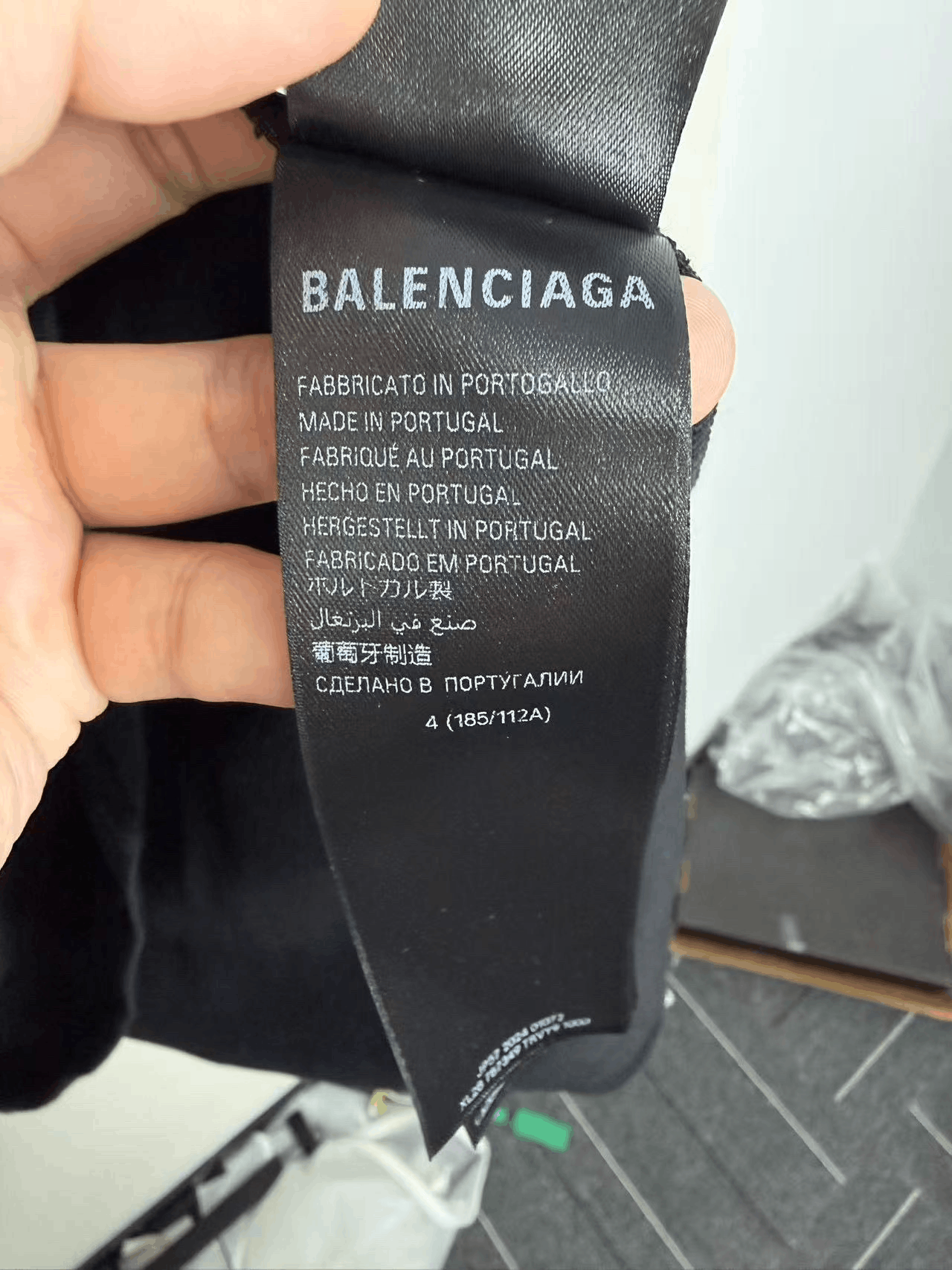 Balenciaga Balenciaga Alipay Co-branded Short-sleeve Size US XL / EU 56 / 4 - 4 Thumbnail