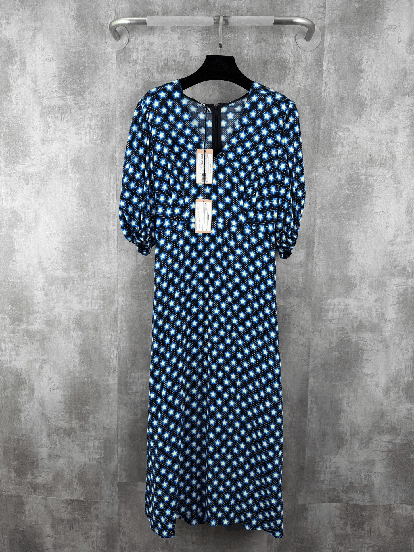 Miu Miu Miumiu Star Polka Dot Dress Size S / US 4 / IT 40 - 2 Thumbnail