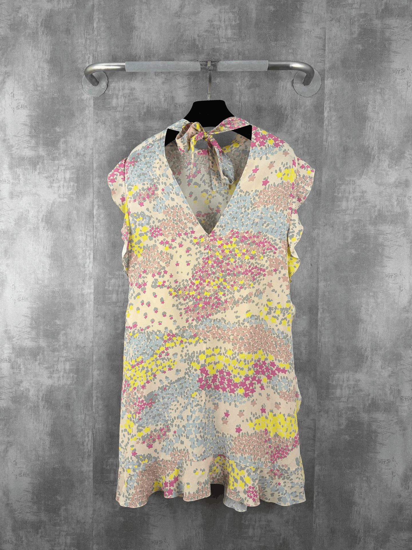 Valentino Valentino Star Print Silk Slip Dress Set Size S / US 4 / IT 40 - 3 Thumbnail