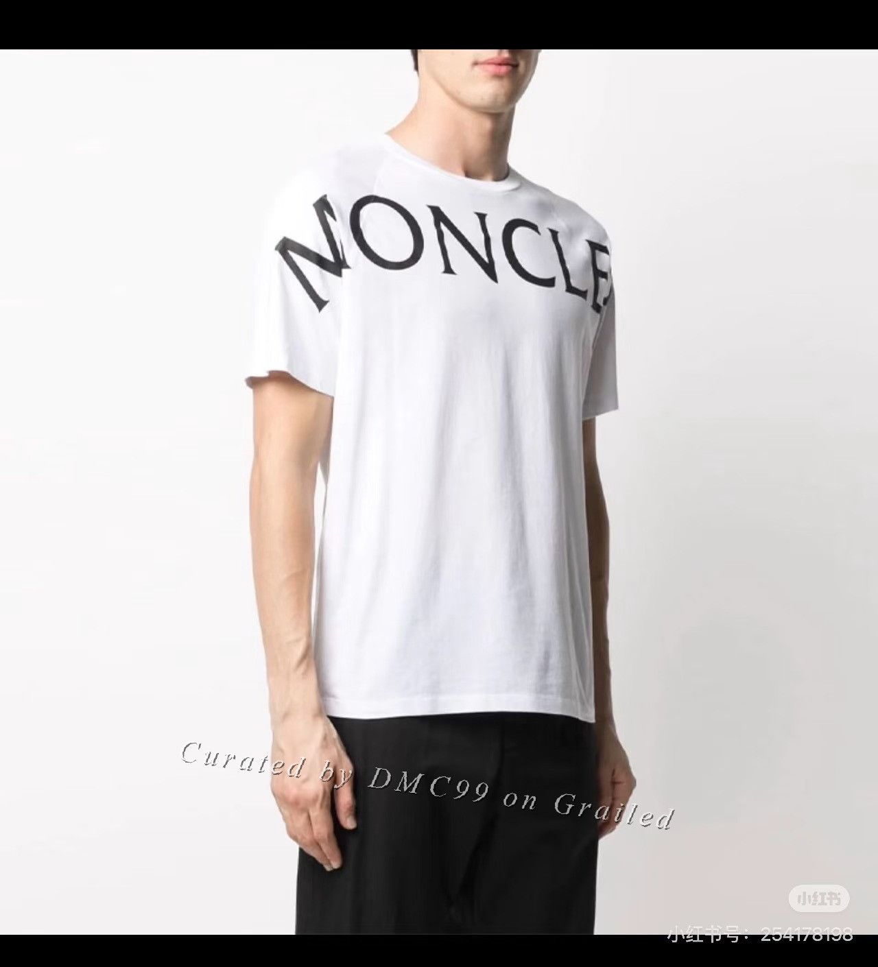 Moncler Moncler Black Logo Short-Sleeve T-Shirt Size US S / EU 44-46 / 1 - 4 Thumbnail