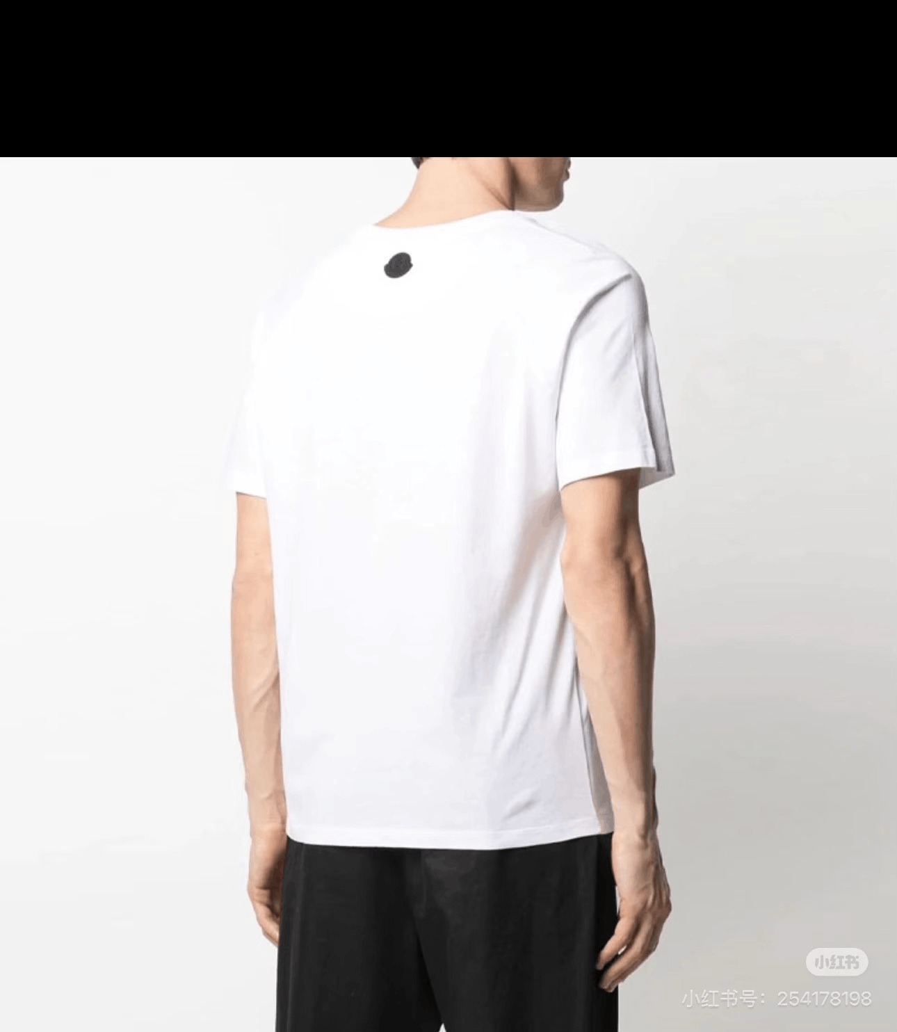 Moncler Moncler Black Logo Short-Sleeve T-Shirt Size US S / EU 44-46 / 1 - 5 Thumbnail