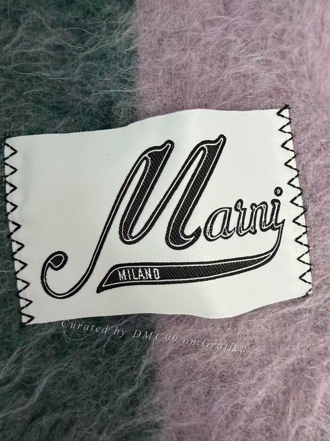 Marni Marni Wool Plaid Scarf Shawl Size ONE SIZE - 5 Thumbnail