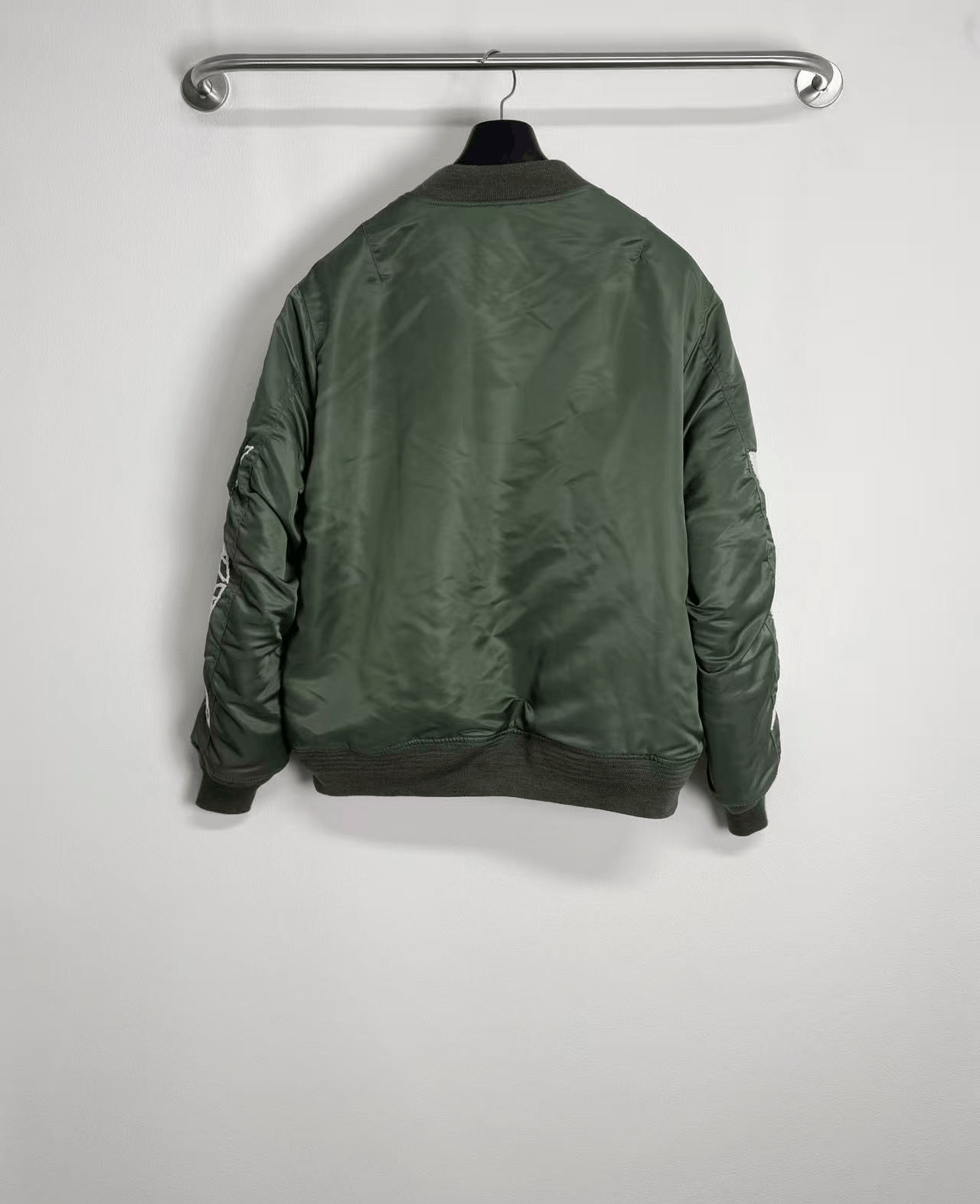 NOMA t.d NOMA Hand-Embroidered Olive Green Flight Jacket Size US XL / EU 56 / 4 - 2 Thumbnail