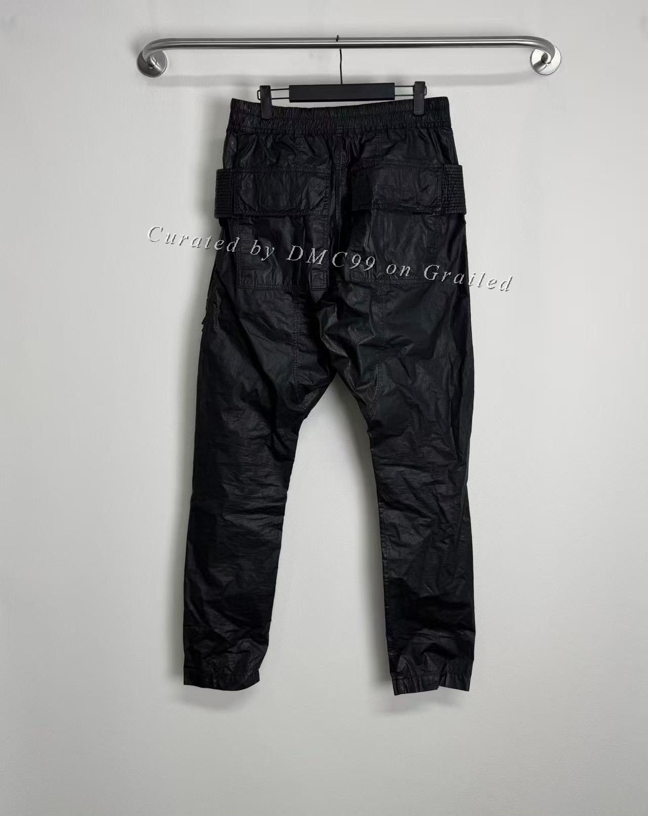 Rick Owens Rick Owens SBW Waxed Cargo Pants Size US 26 / EU 42 - 2 Thumbnail