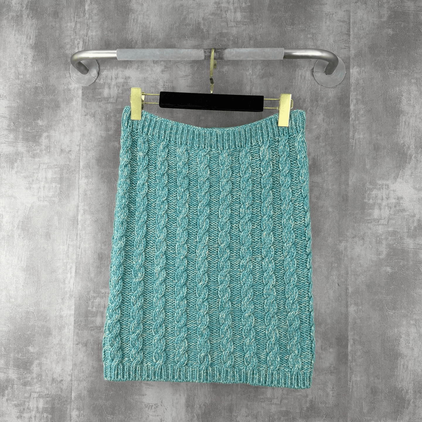 Miu Miu MiuMiu Cable-Knit Wool Cashmere Skirt Size 36" / US 14 / IT 50 - 3 Thumbnail
