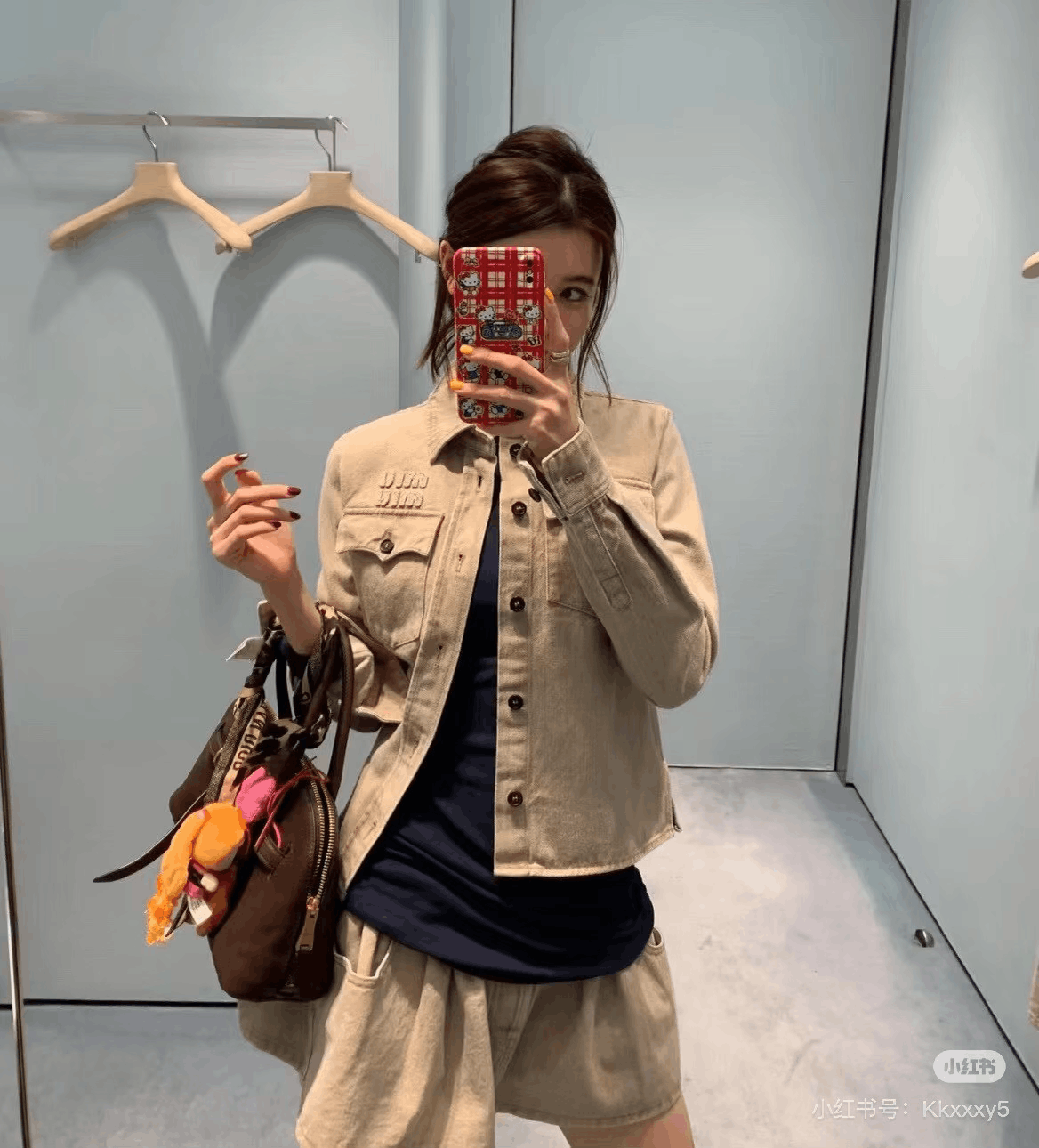 Miu Miu MiuMiu Embroidered Logo Denim Jacket Size S / US 4 / IT 40 - 8 Thumbnail