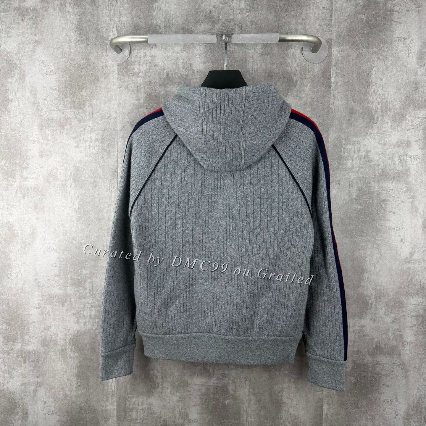Gucci Gucci Side Stripe Wool Cashmere Blend Hoodie Size US XS / EU 42 / 0 - 3 Thumbnail