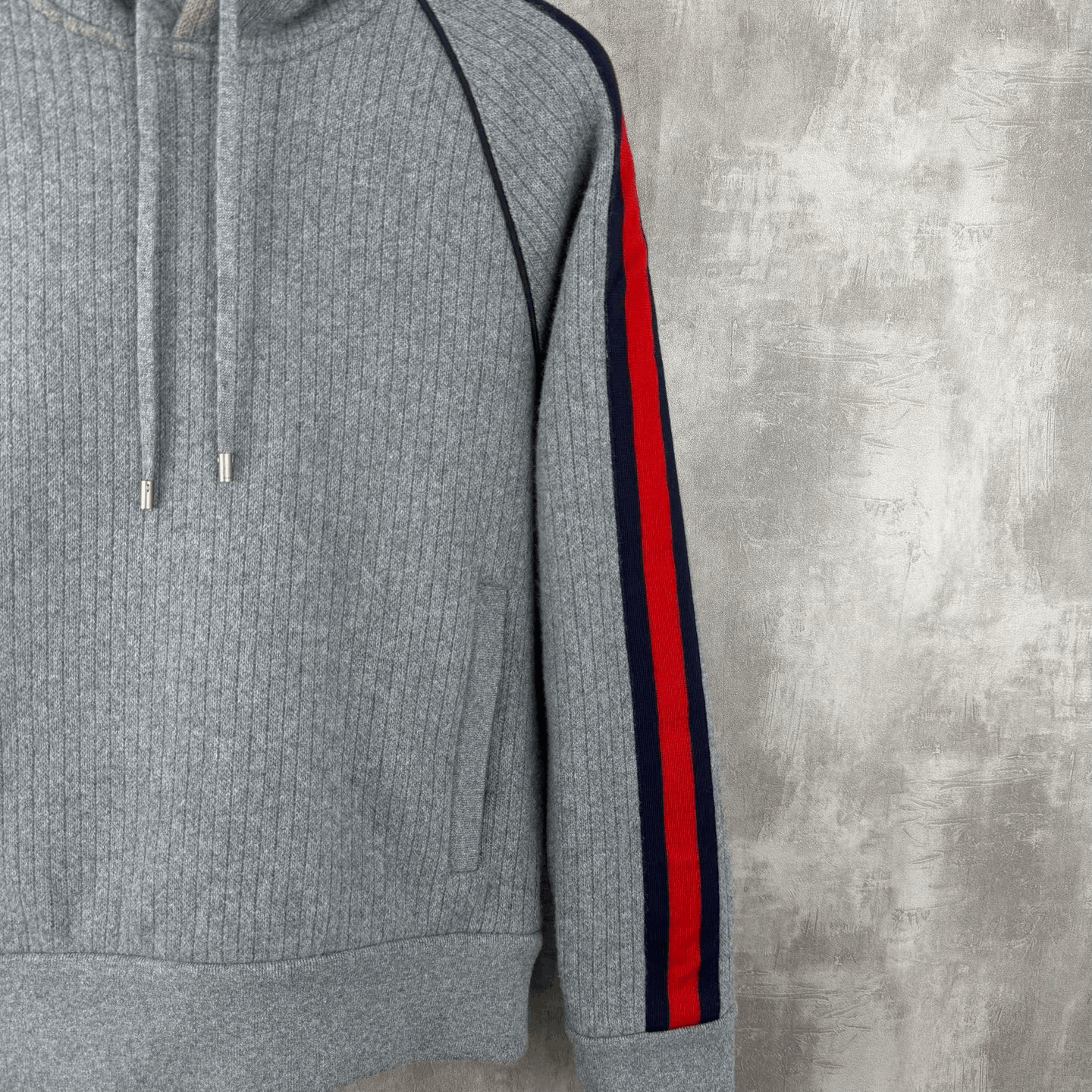 Gucci Gucci Side Stripe Wool Cashmere Blend Hoodie Size US XS / EU 42 / 0 - 2 Thumbnail