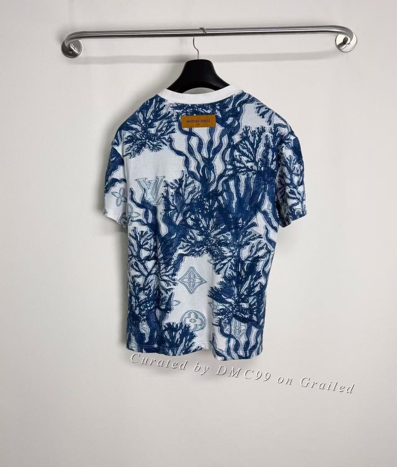 Louis Vuitton Louis Vuitton White Logo Knit Short Sleeve Size US L / EU 52-54 / 3 - 2 Thumbnail