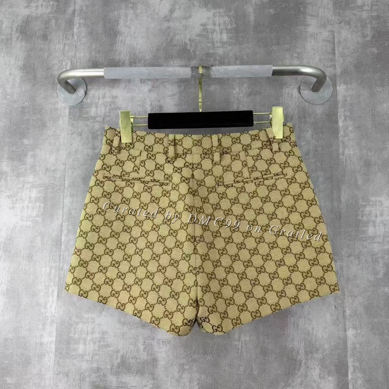 Gucci Gucci New GG Monogram Denim Shorts Size 38" / US 16 / IT 52 - 3 Thumbnail