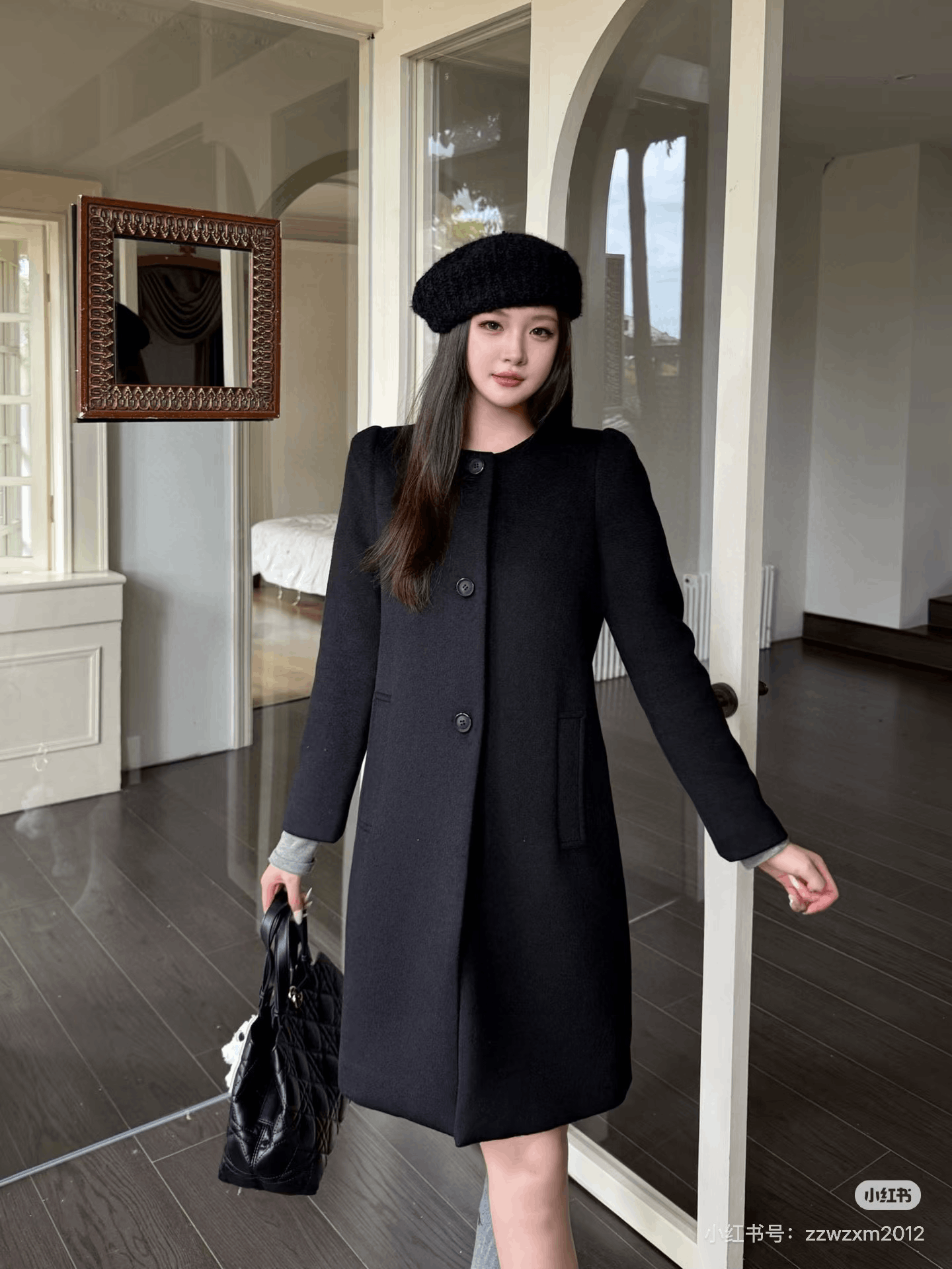 Max Mara MaxMara Wool Cashmere Blend Coat Size XS / US 0-2 / IT 36-38 - 5 Thumbnail